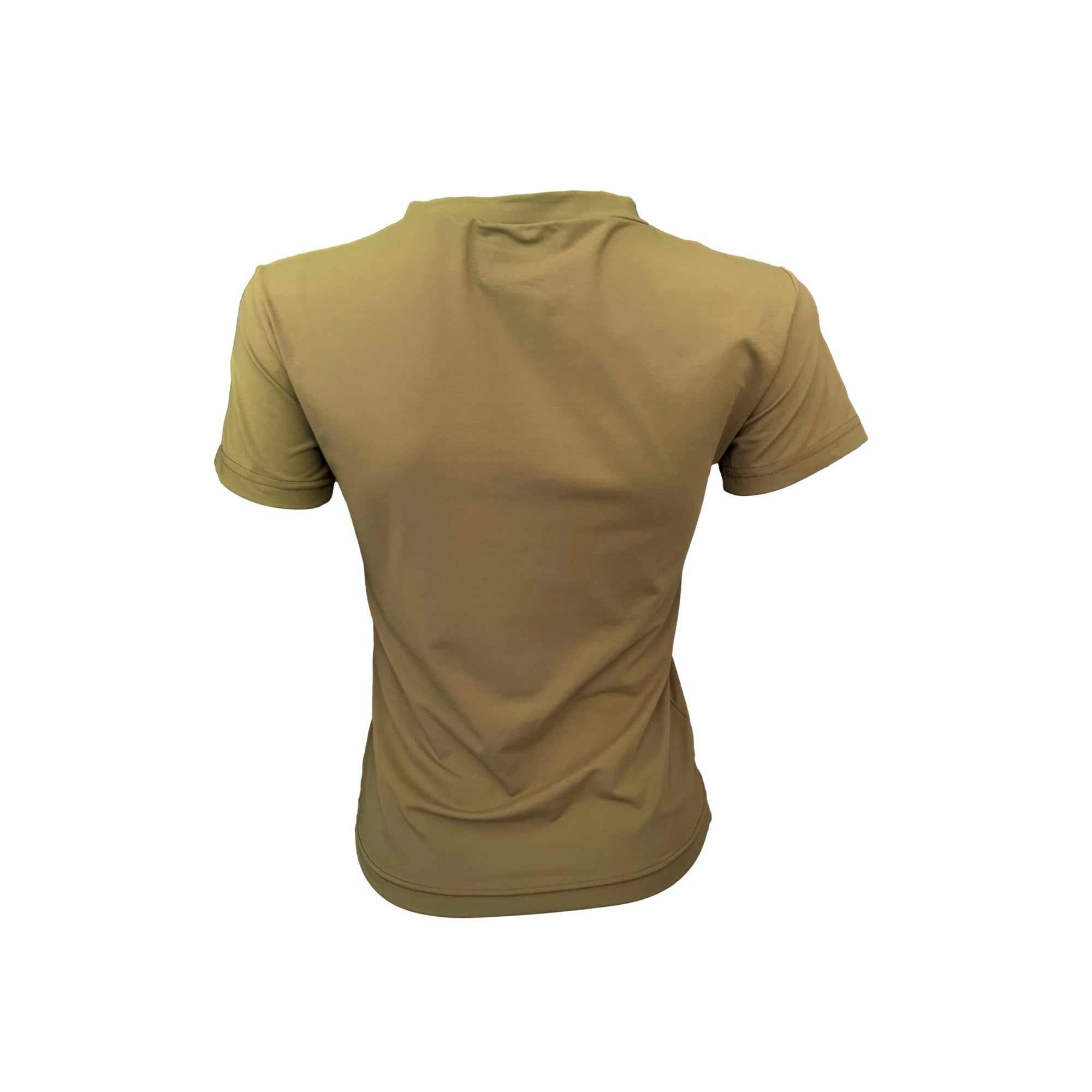 Fendi Olive Logo T-Shirt - Apparel