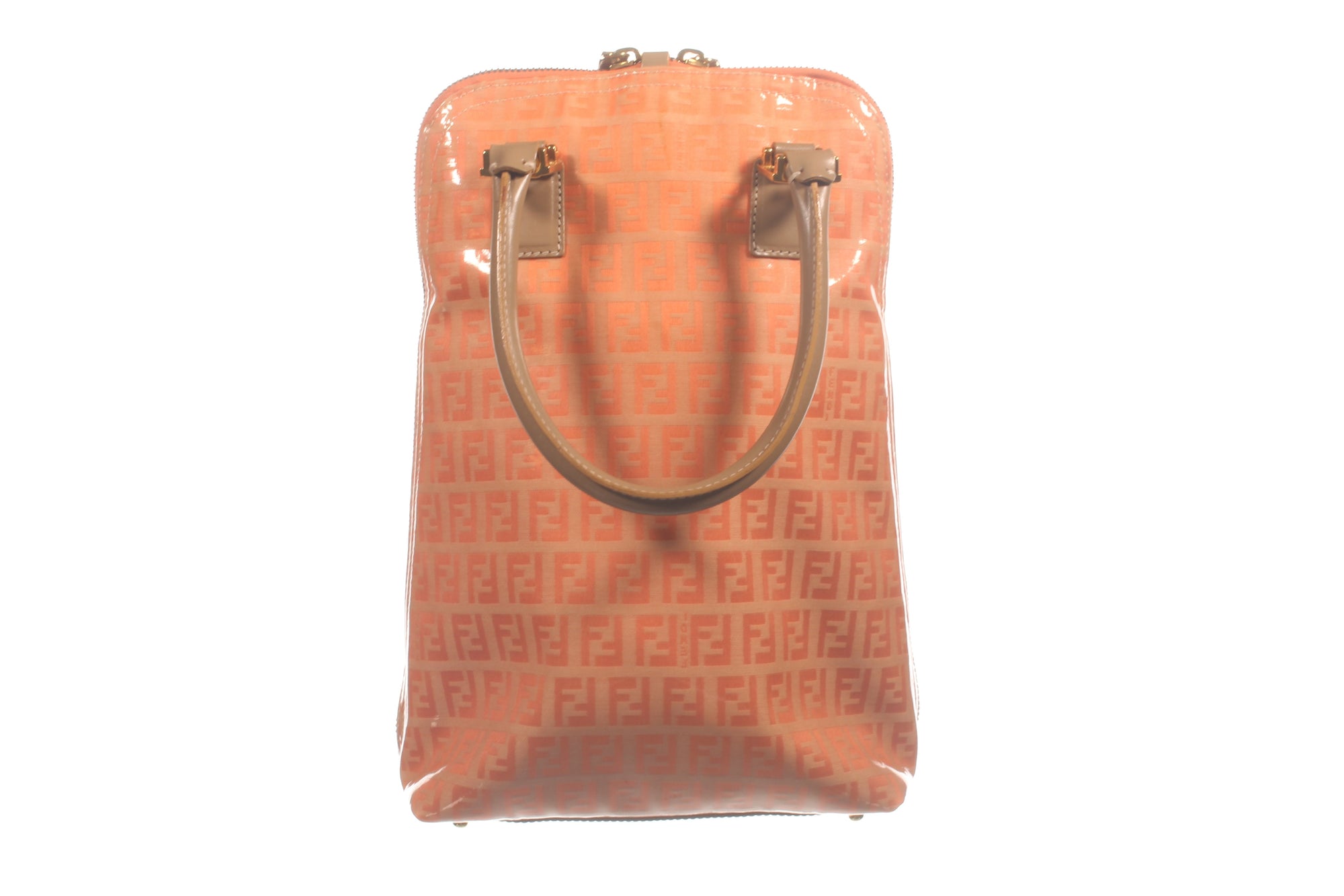 Fendi Orange Mini Shoulder Bag - Handbags