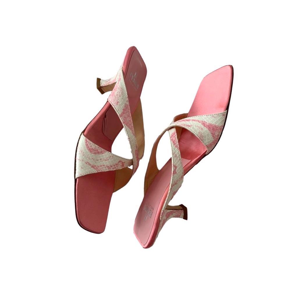 Fendi Pink Kitten Heels - Shoes