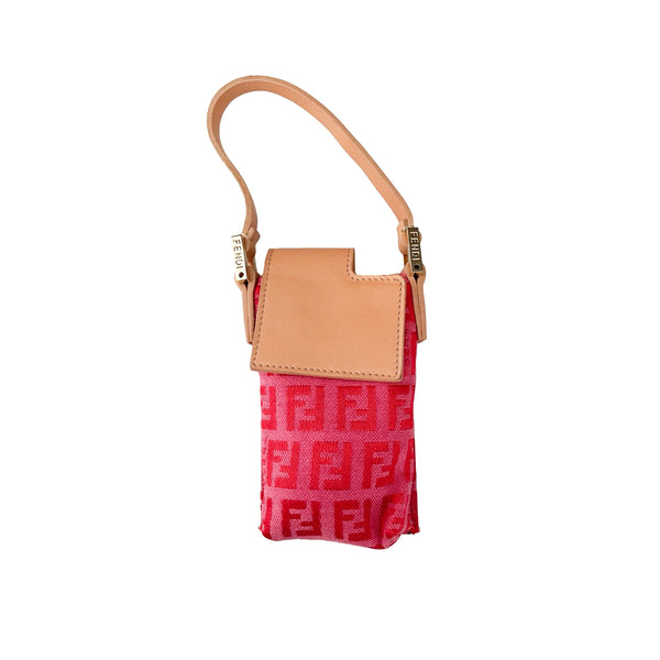 Fendi Pink Monogram Micro Bag - Handbags