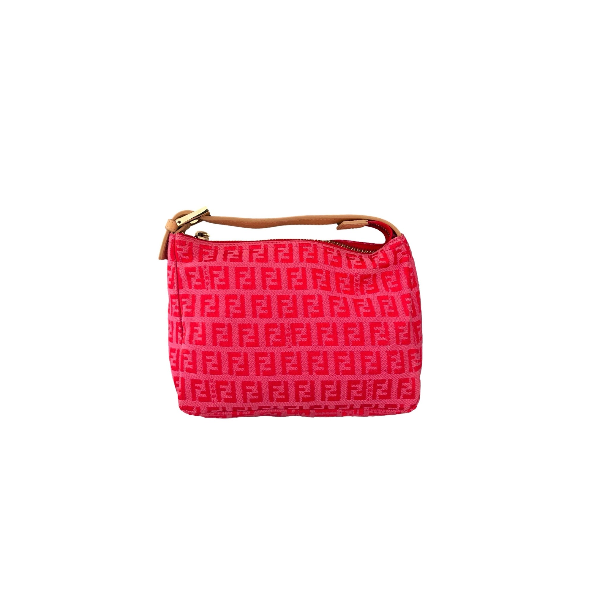 Fendi Pink Monogram Mini Shoulder Bag - Handbags