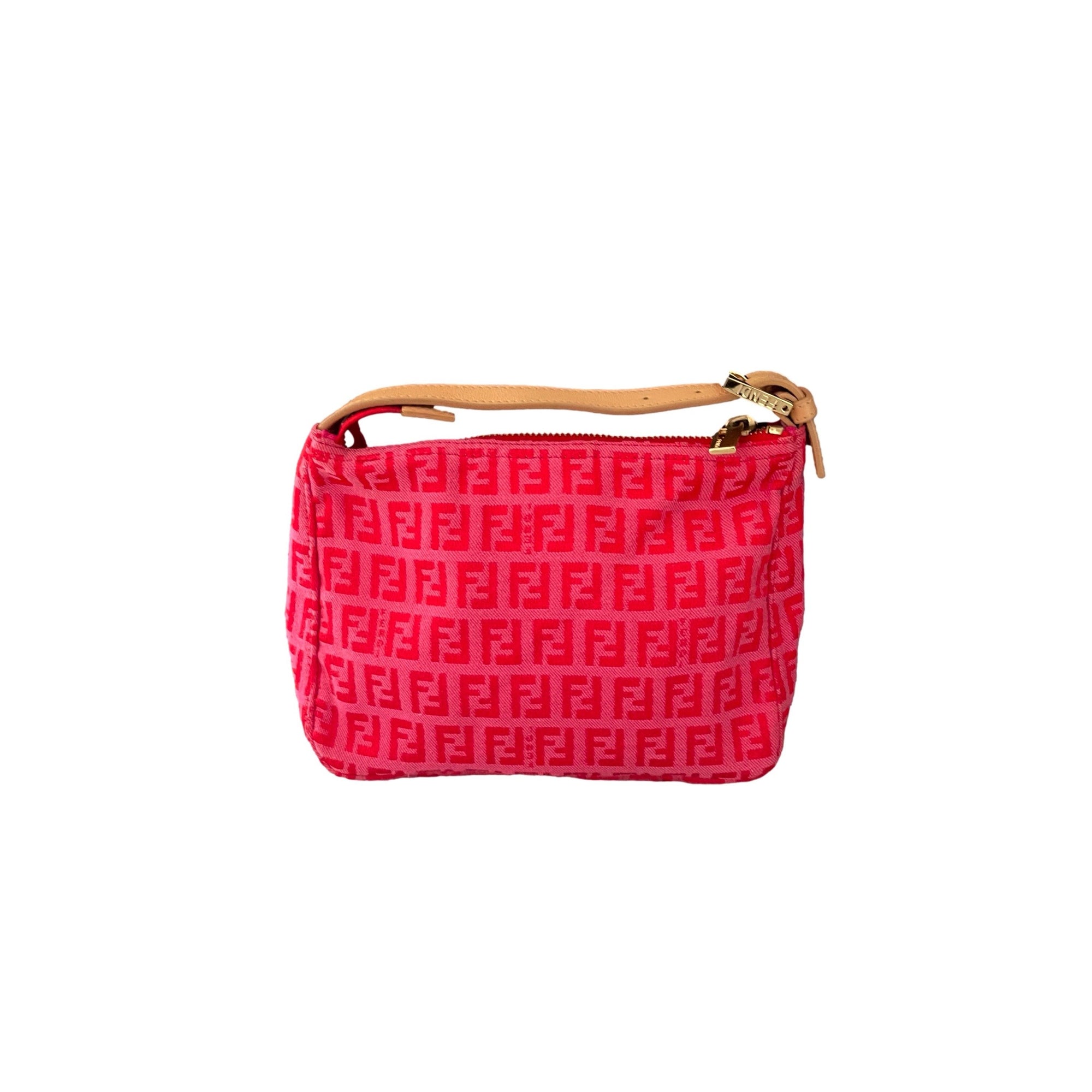 Fendi Pink Monogram Mini Shoulder Bag - Handbags