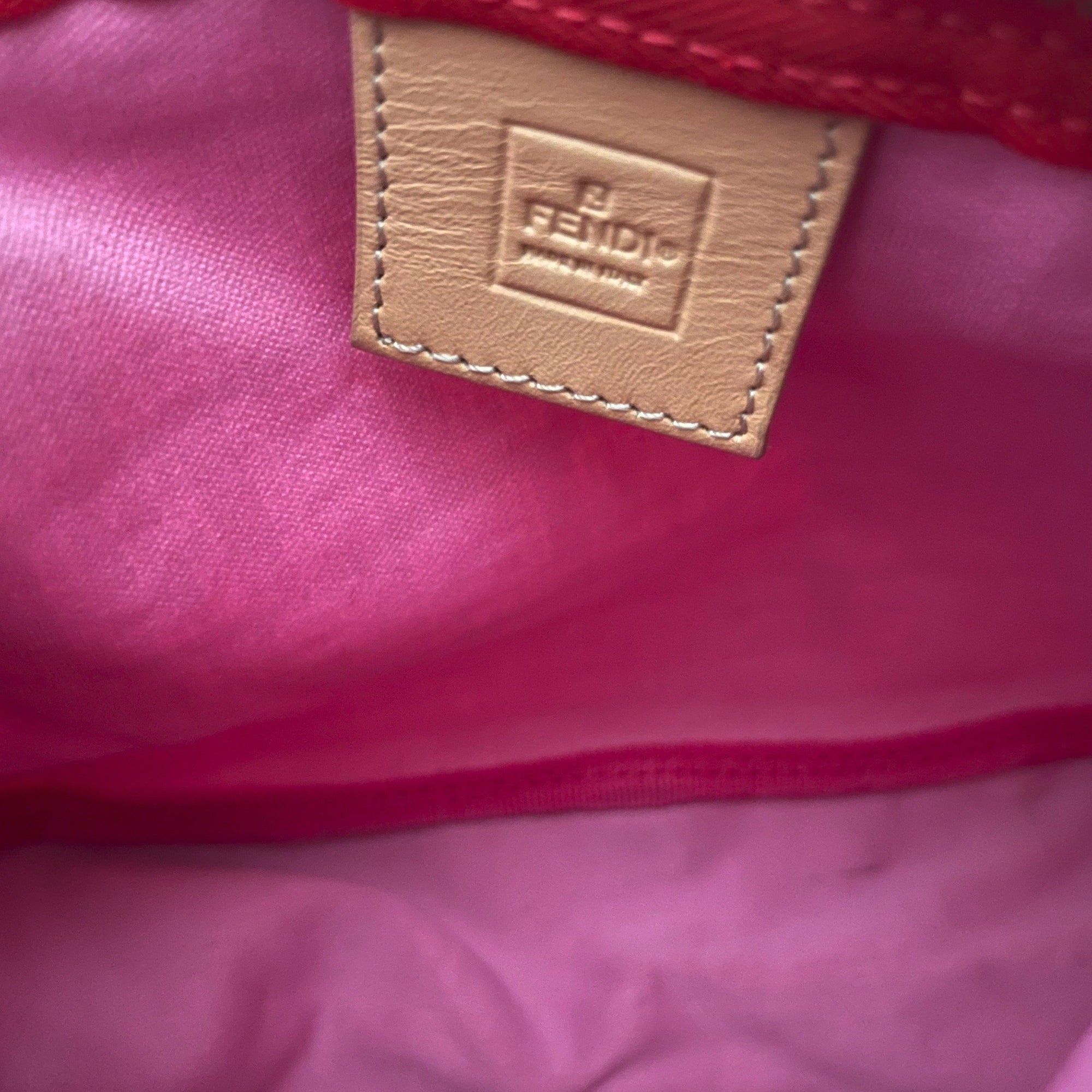 Fendi Pink Monogram Mini Shoulder Bag - Handbags