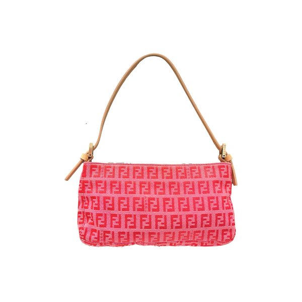 Fendi Pink Monogram Shoulder Bag