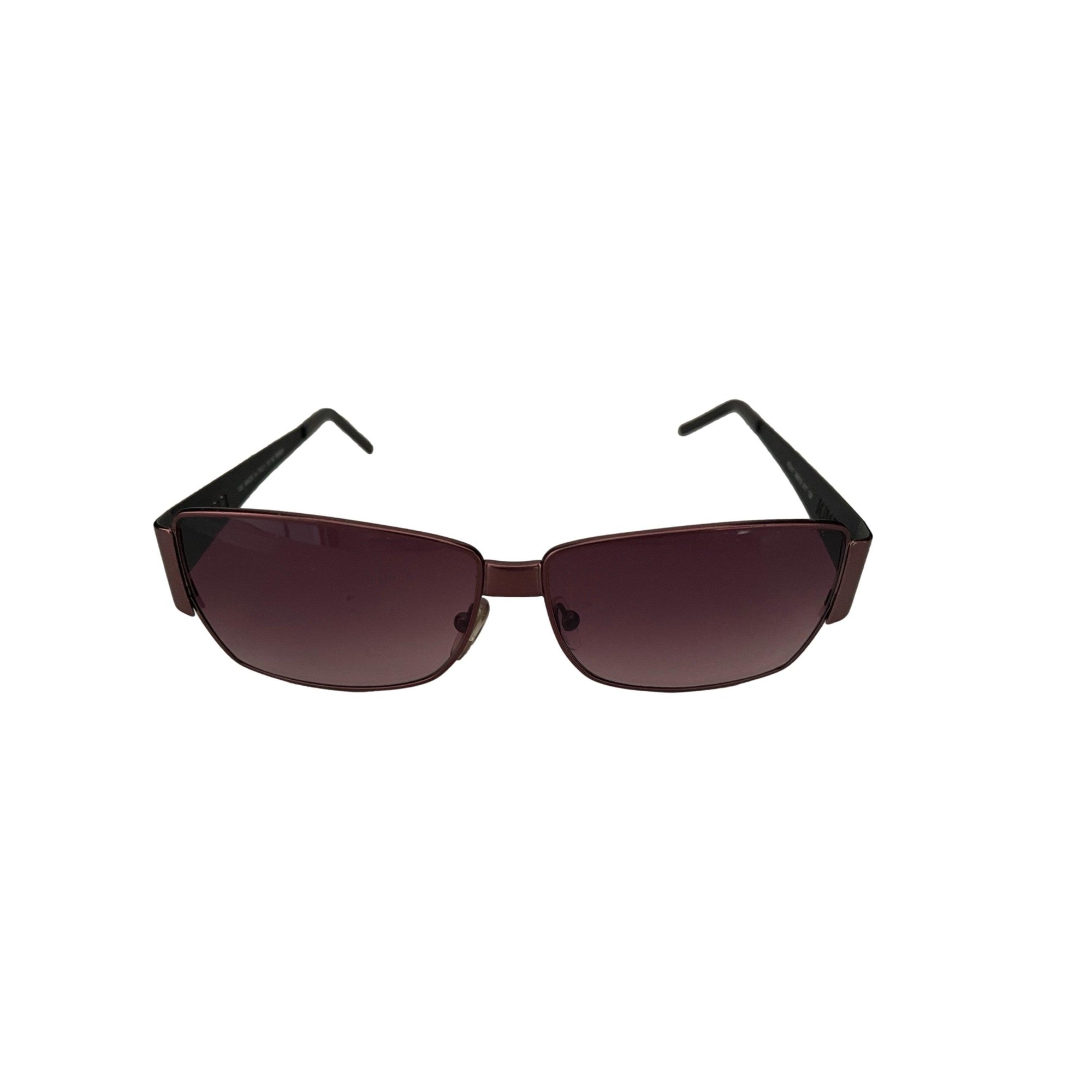 Fendi Purple Square Logo Sunglasses - Sunglasses