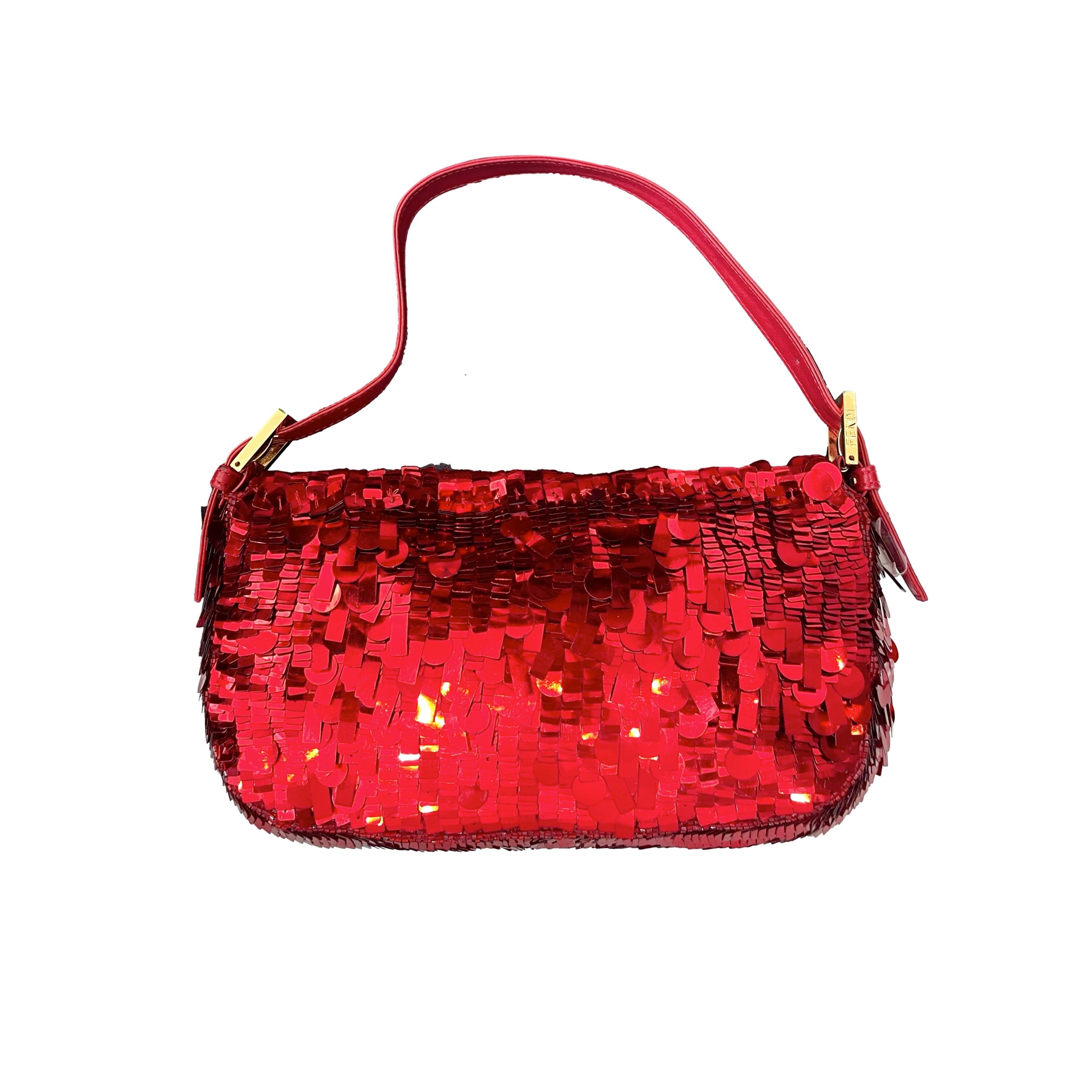 Vintage Fendi Red Sequin Baguette – Treasures of NYC