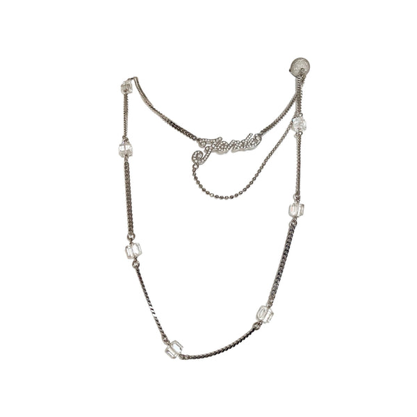 Fendi necklace silver Clearance