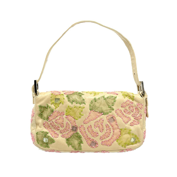 Fendi Tan Rose Baguette - Handbags