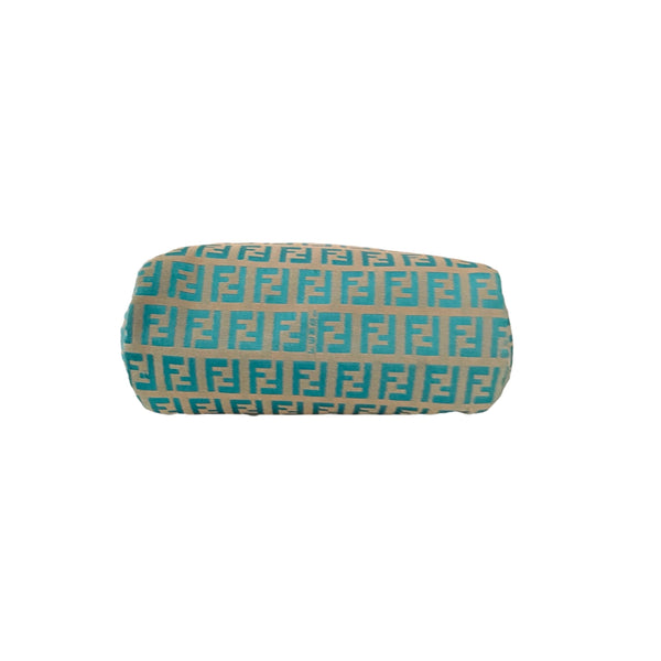 Fendi Turquoise Monogram Mini Top Handle - Handbags