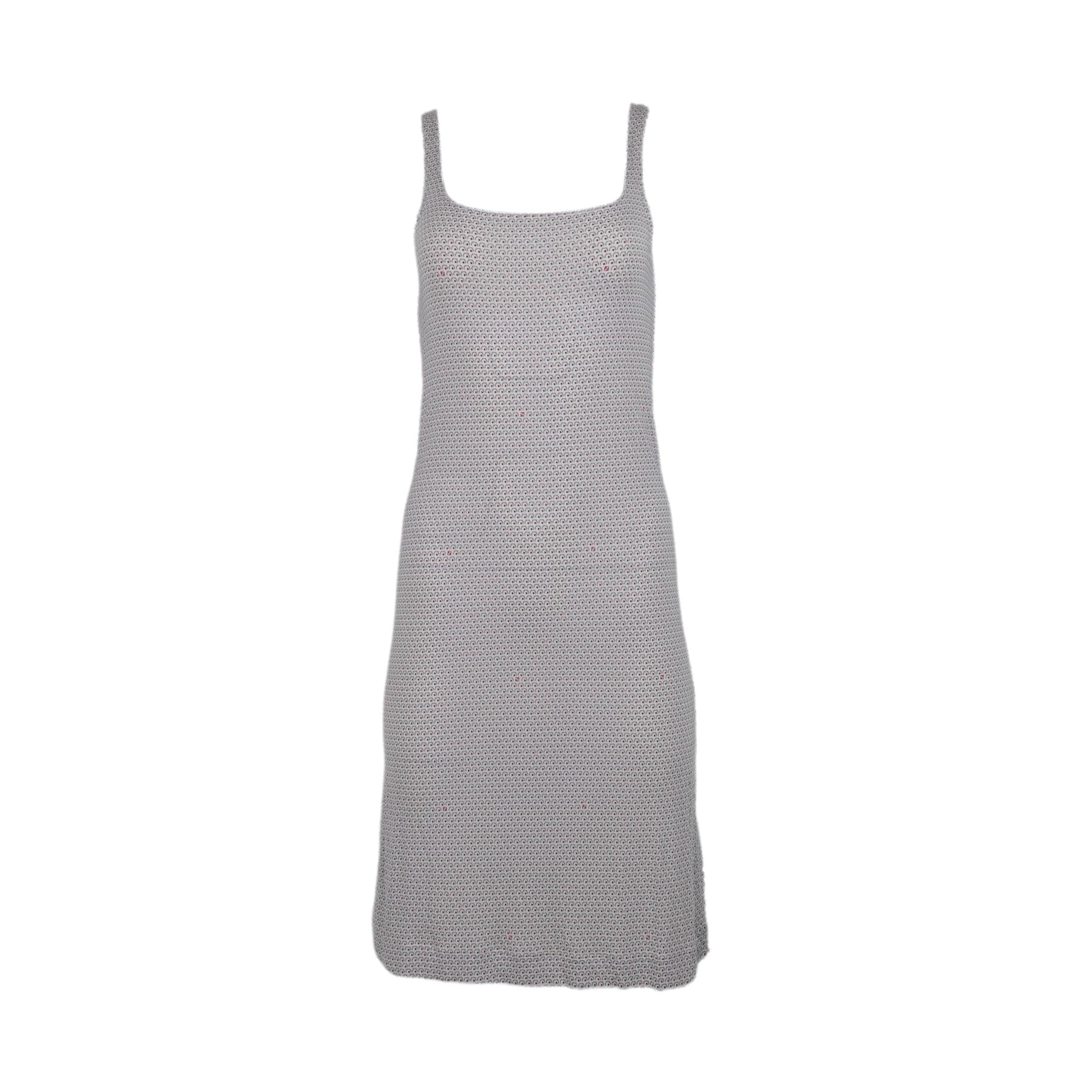 Fendi White Logo Print Dress - Apparel