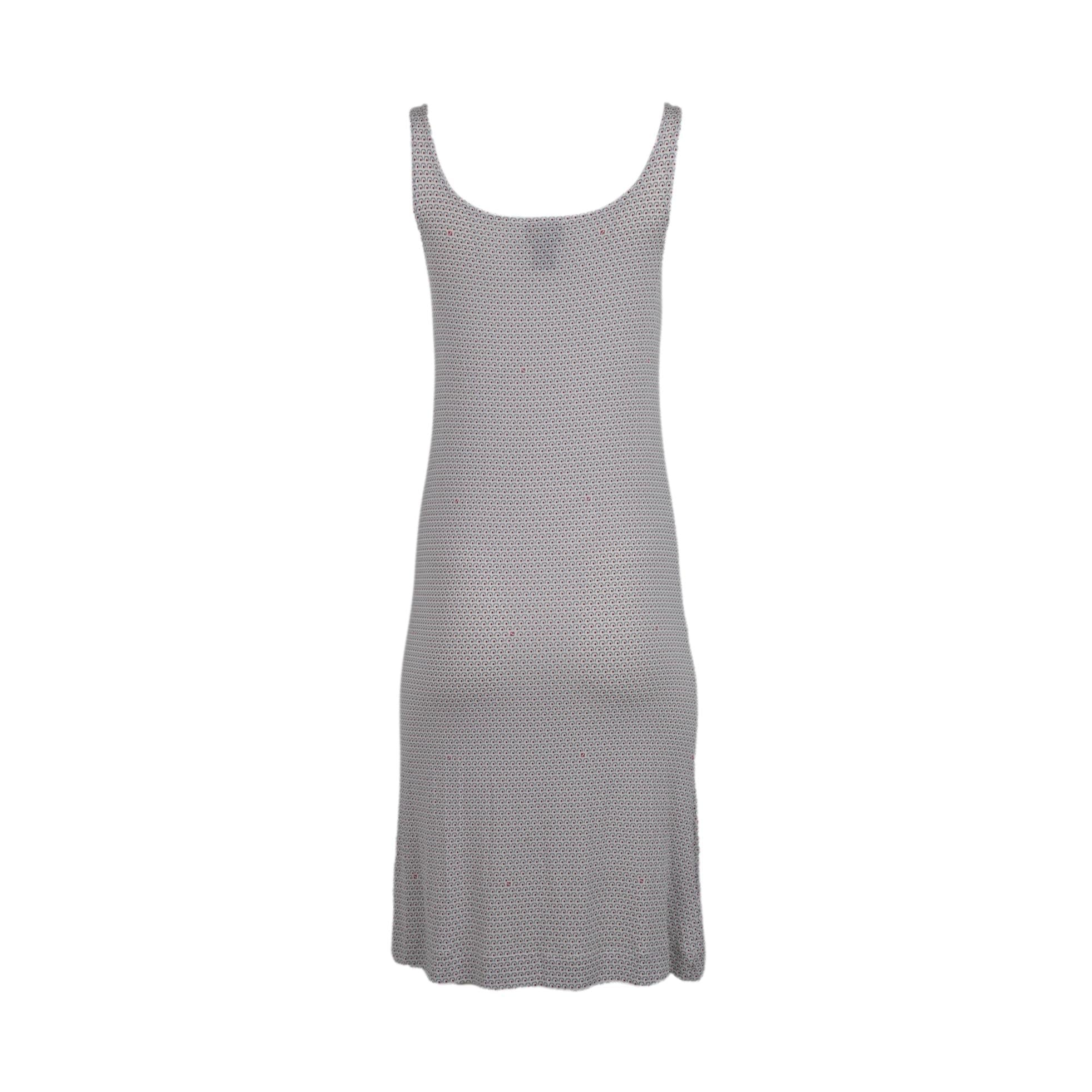Fendi White Logo Print Dress - Apparel