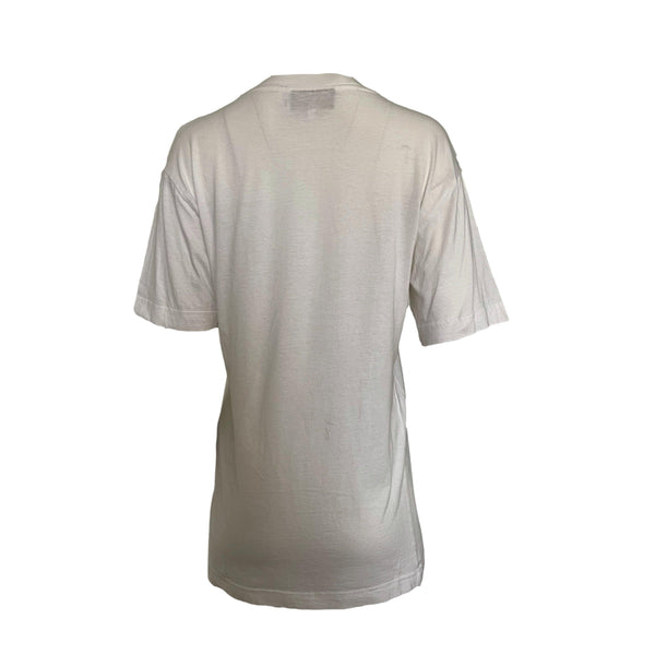 Fendi White Logo T-Shirt - Apparel