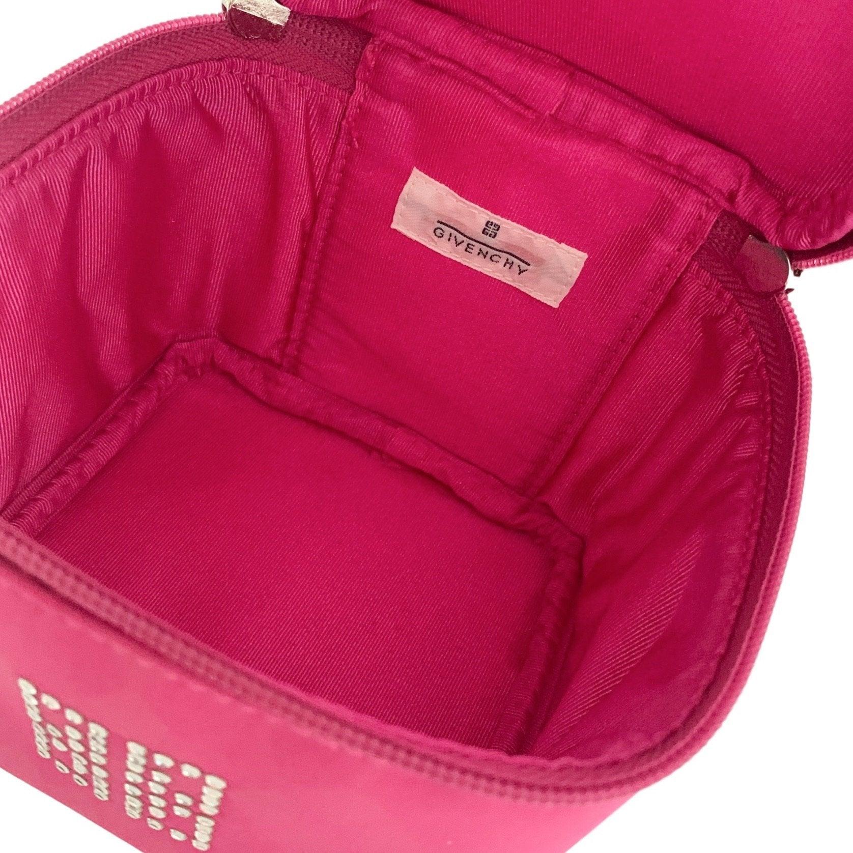 Givenchy Pink Rhinestone Mini Vanity - Handbags