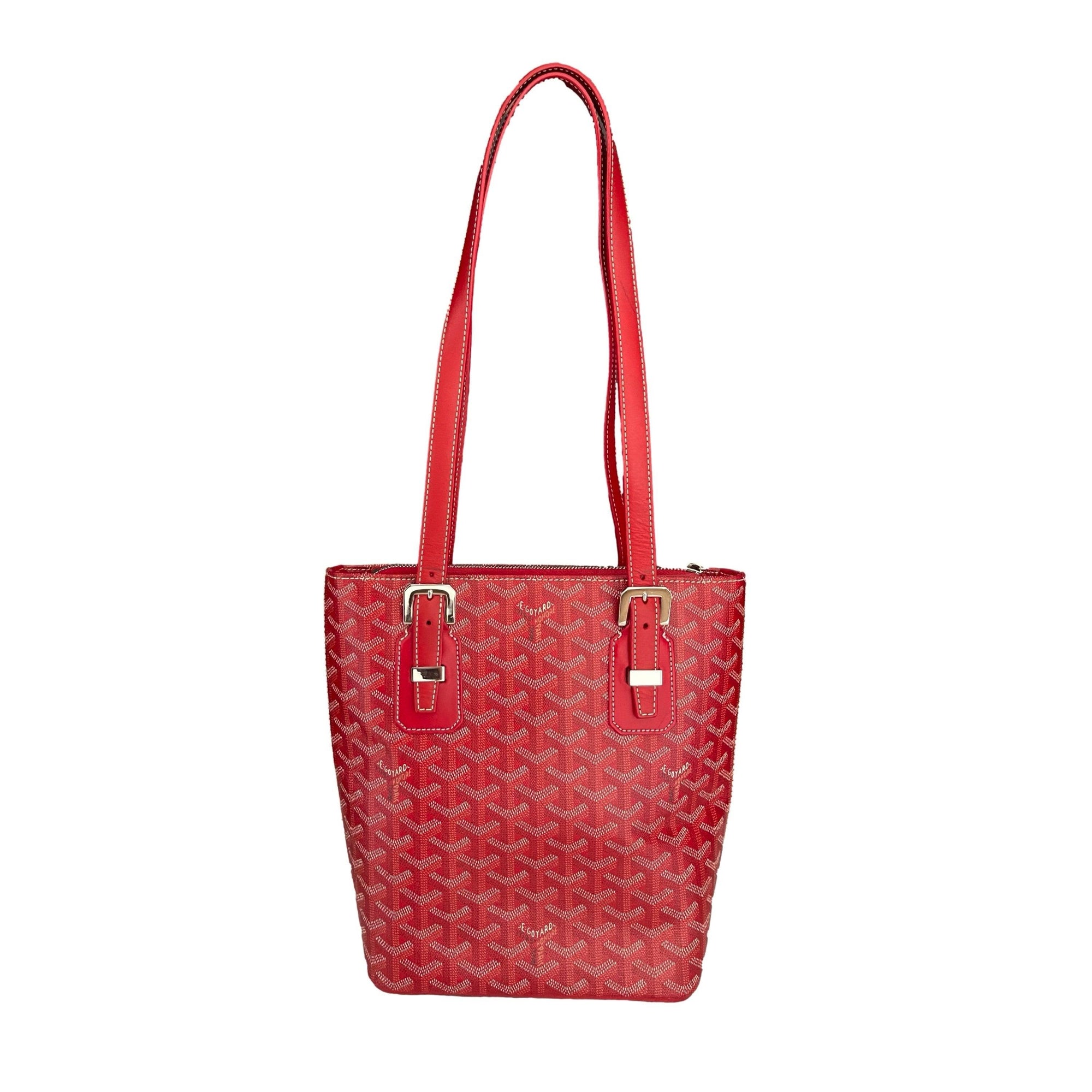 Goyard Red Monogram Tote - Handbags