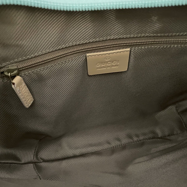 Gucci Baby Blue Monogram Shoulder Bag - Handbags