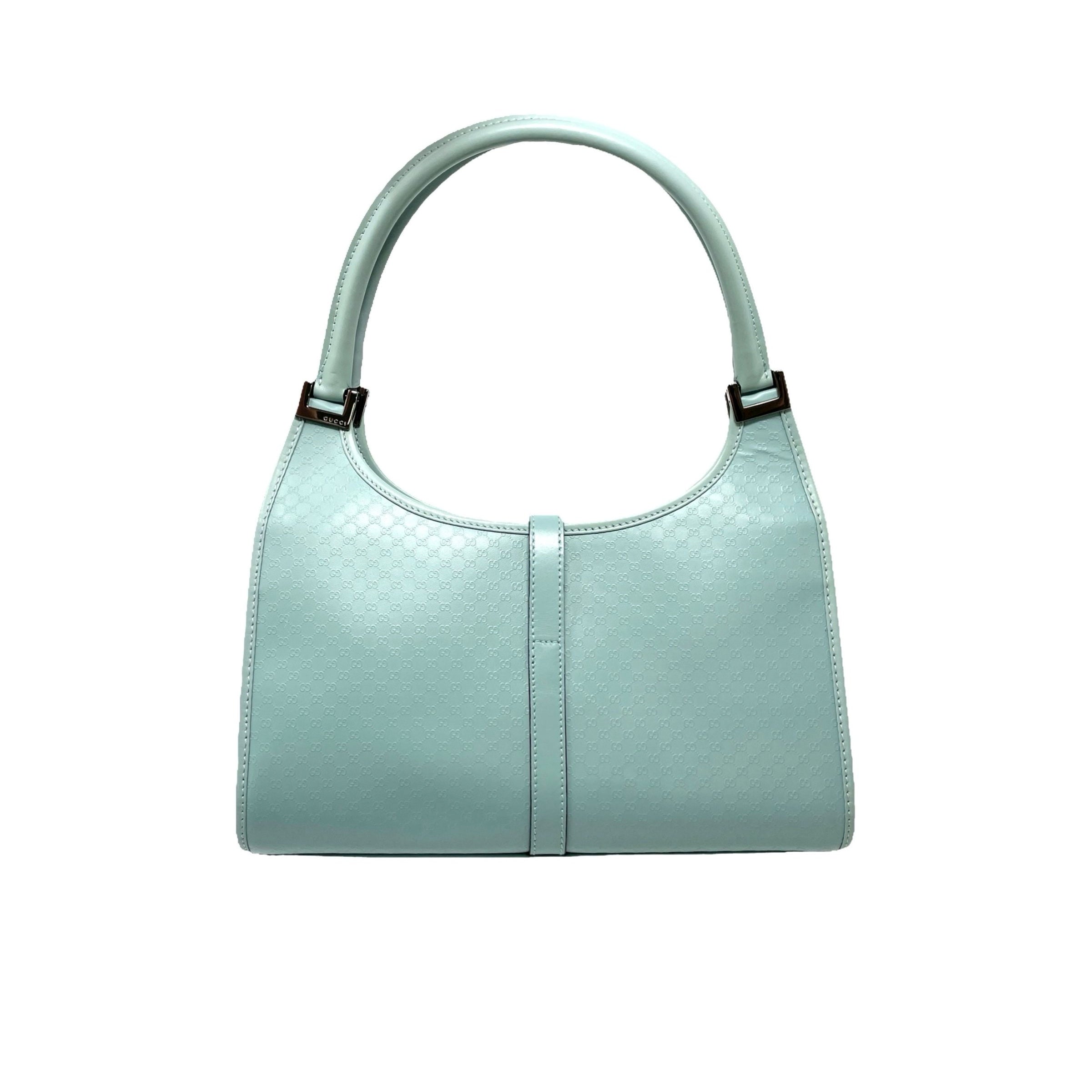 Vintage Gucci Baby Blue Logo Jackie Bag – Treasures of NYC