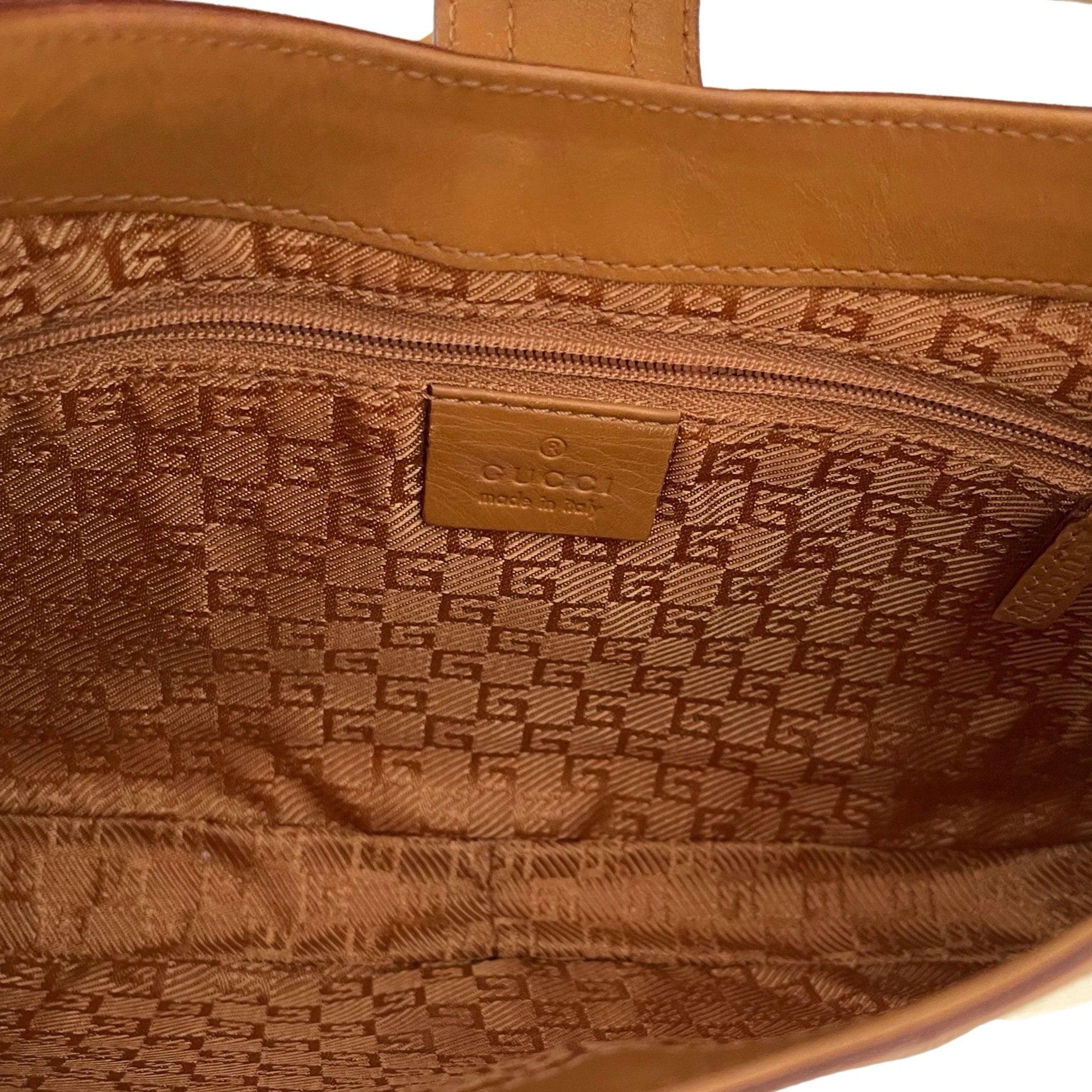 Gucci Beige Logo Shoulder Bag - Handbags