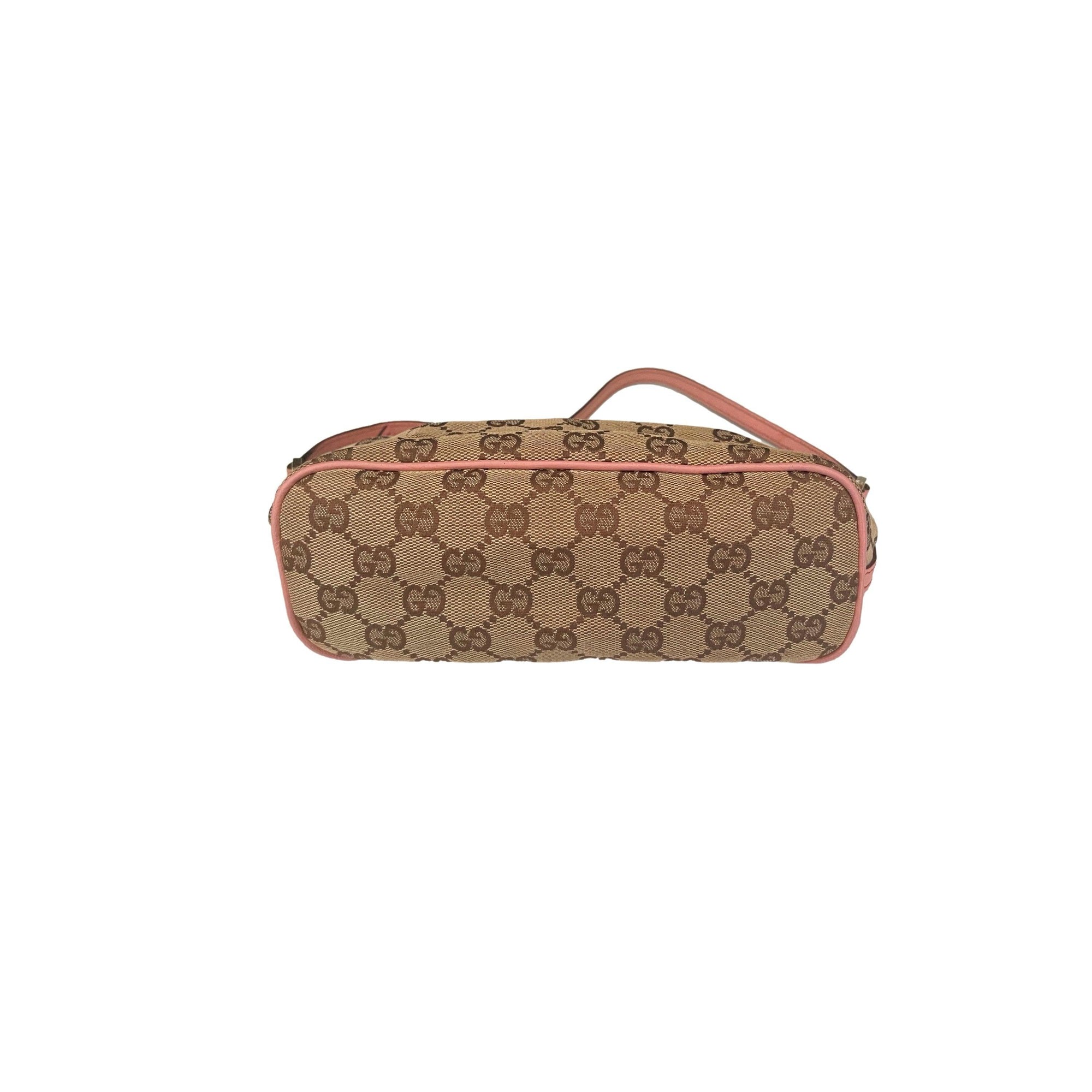 Gucci Beige Monogram Mini Bag - Handbags