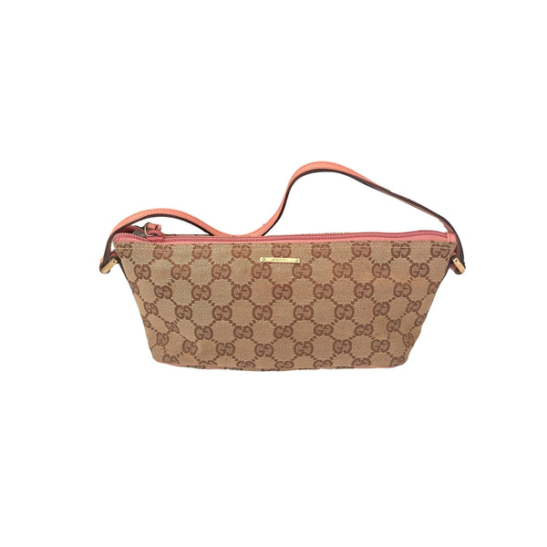 Gucci Beige Monogram Mini Bag - Handbags