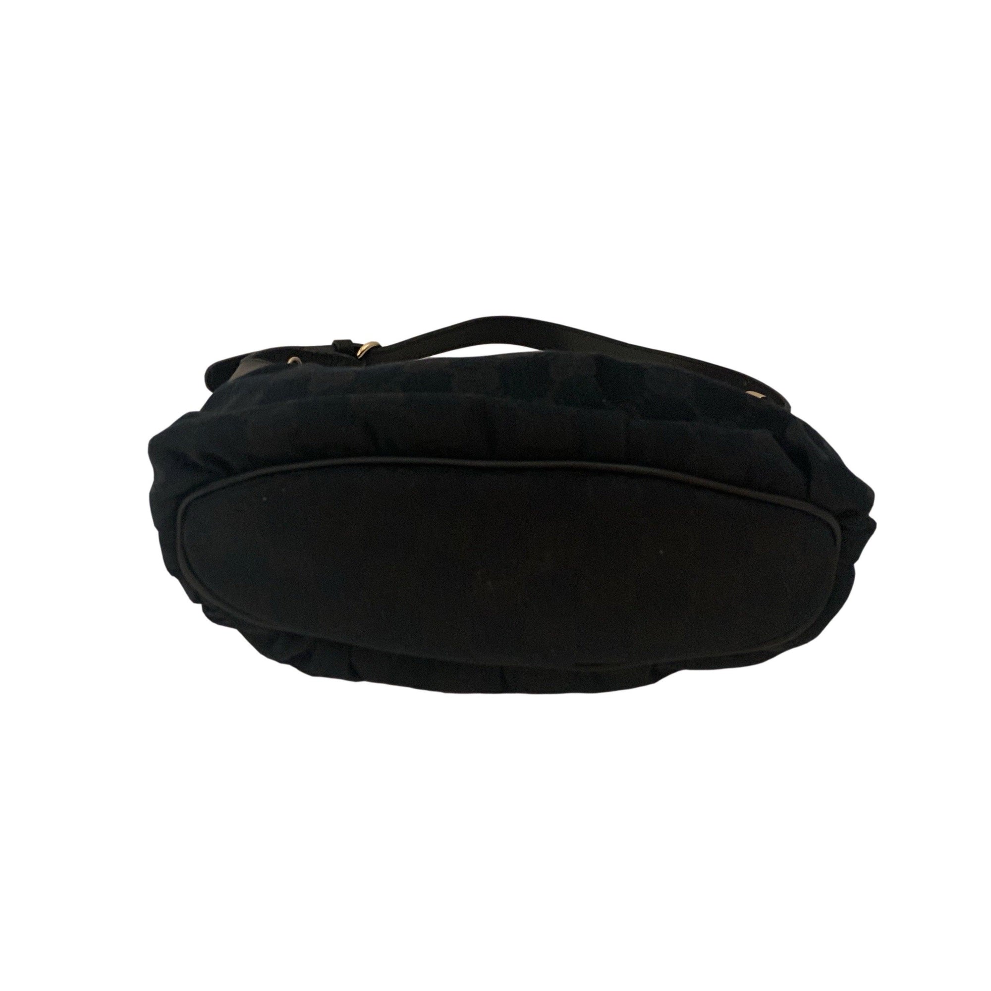 Gucci Black Canvas Mini Shoulder Bag - Handbags