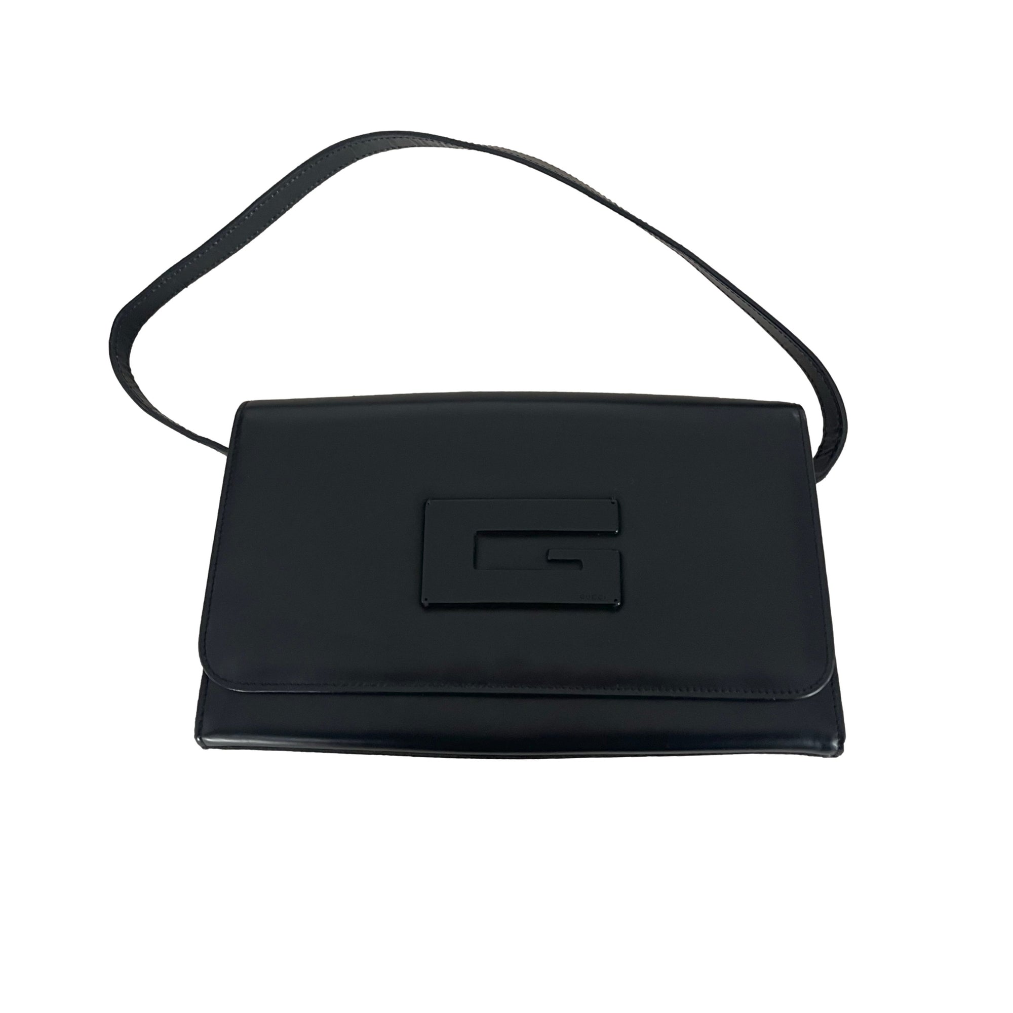 Gucci Black Leather Shoulder Bag - Handbags
