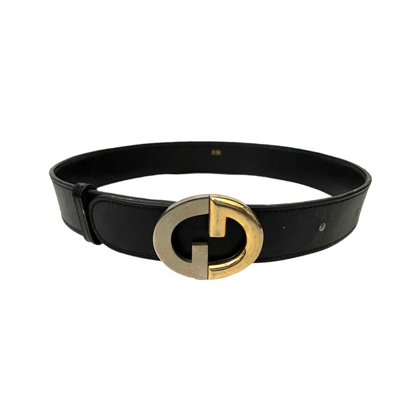 Gucci Black Logo Belt - Accessories