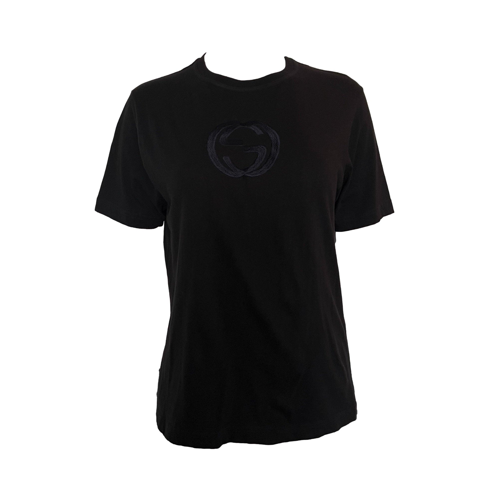 Gucci Black Logo T-Shirt - Apparel