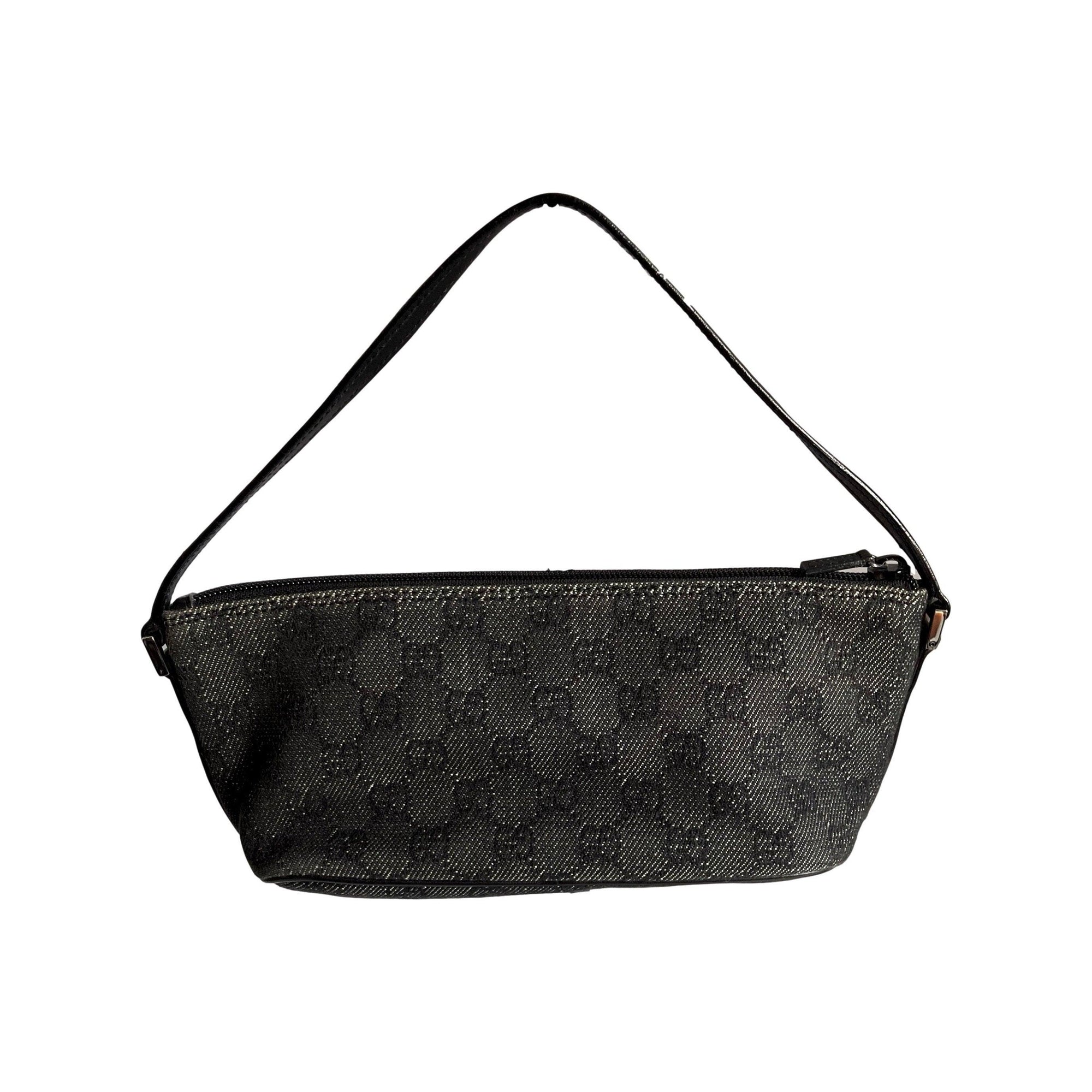 Gucci Black Monogram Mini Bag - Handbags