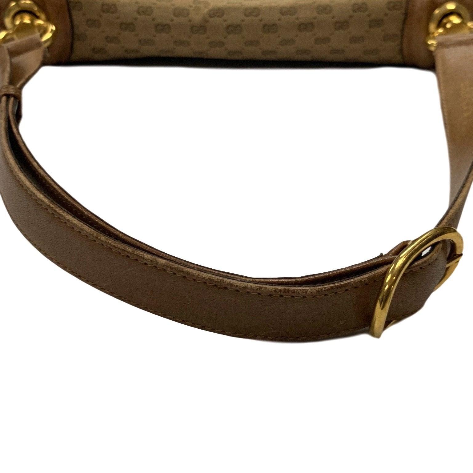 Gucci Brown Large Logo Shoulder Bag - Handbags