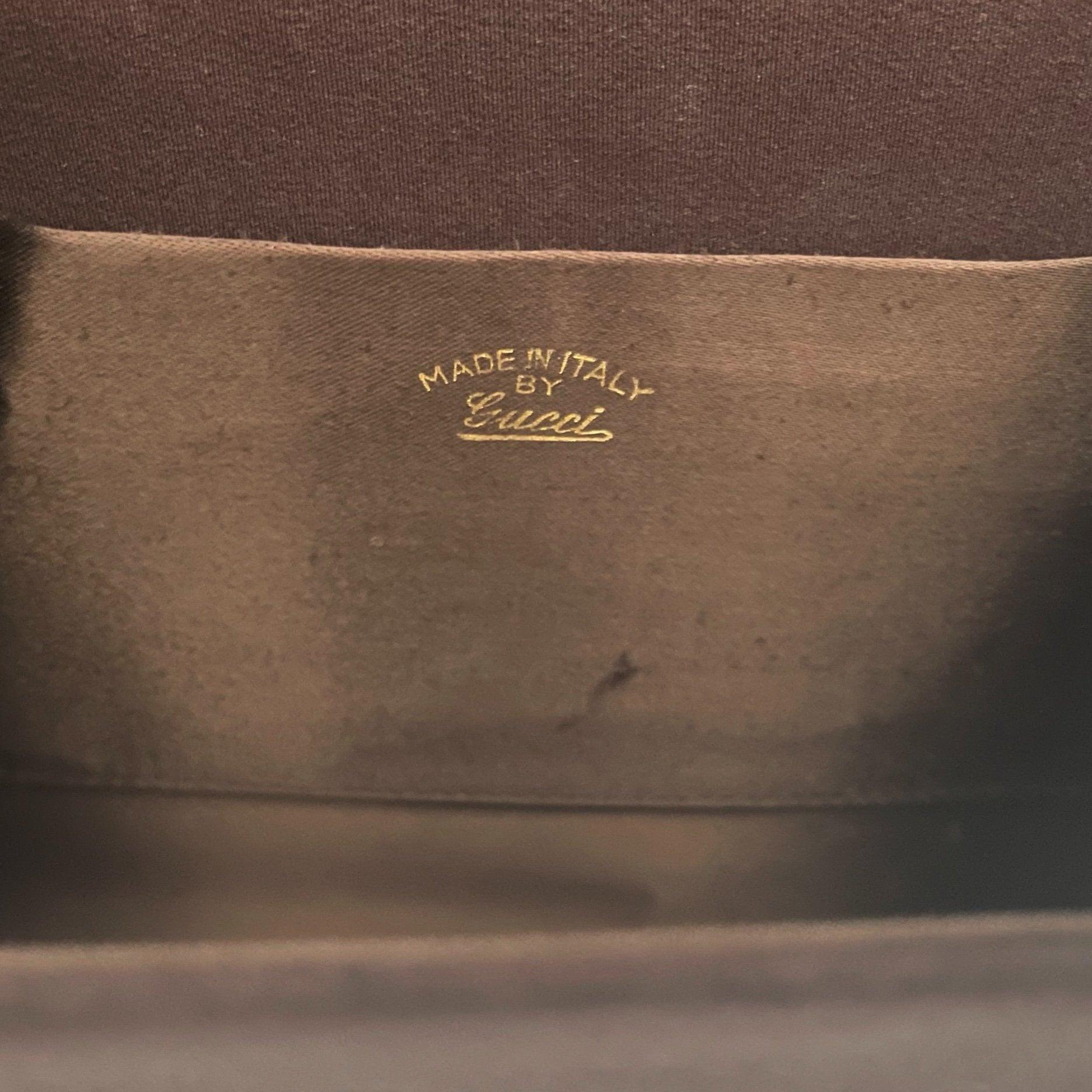 Gucci Brown Mini Logo Bag - Handbags