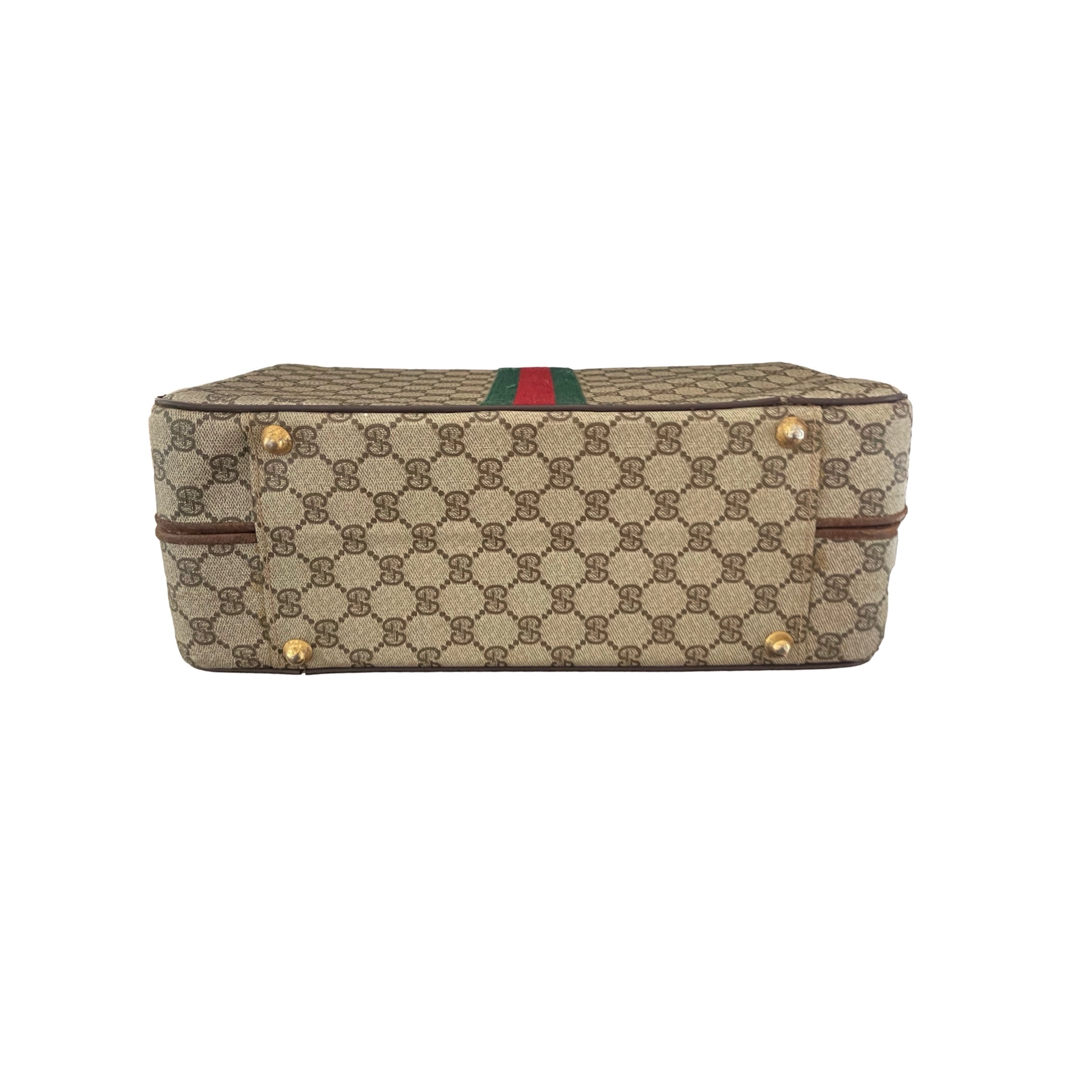 Vintage Gucci Brown Monogram Shoulder Bag – Treasures of NYC