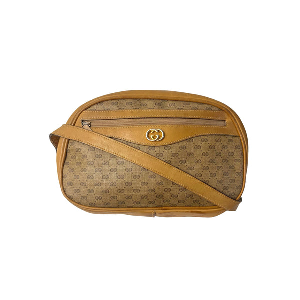 Gucci Brown Monogram Crossbody Bag