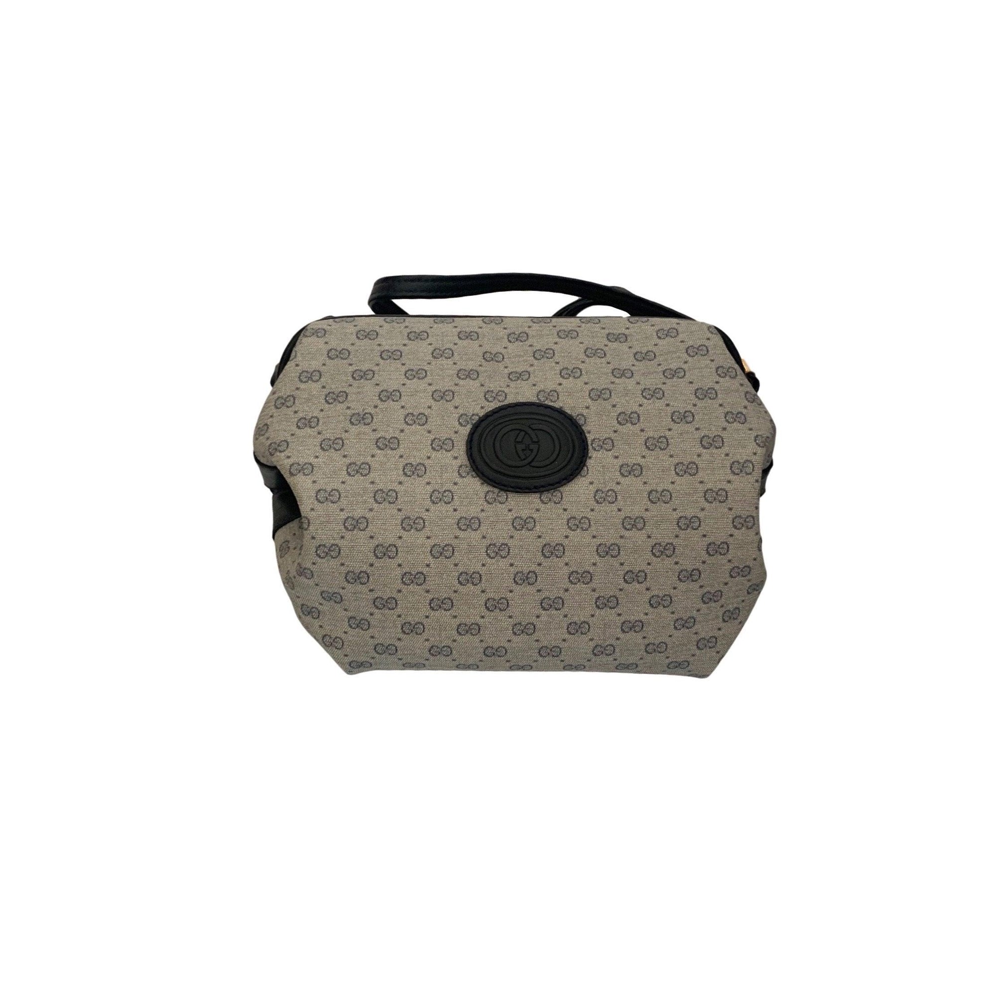 Gucci Brown Monogram Cylinder Bag - Handbags
