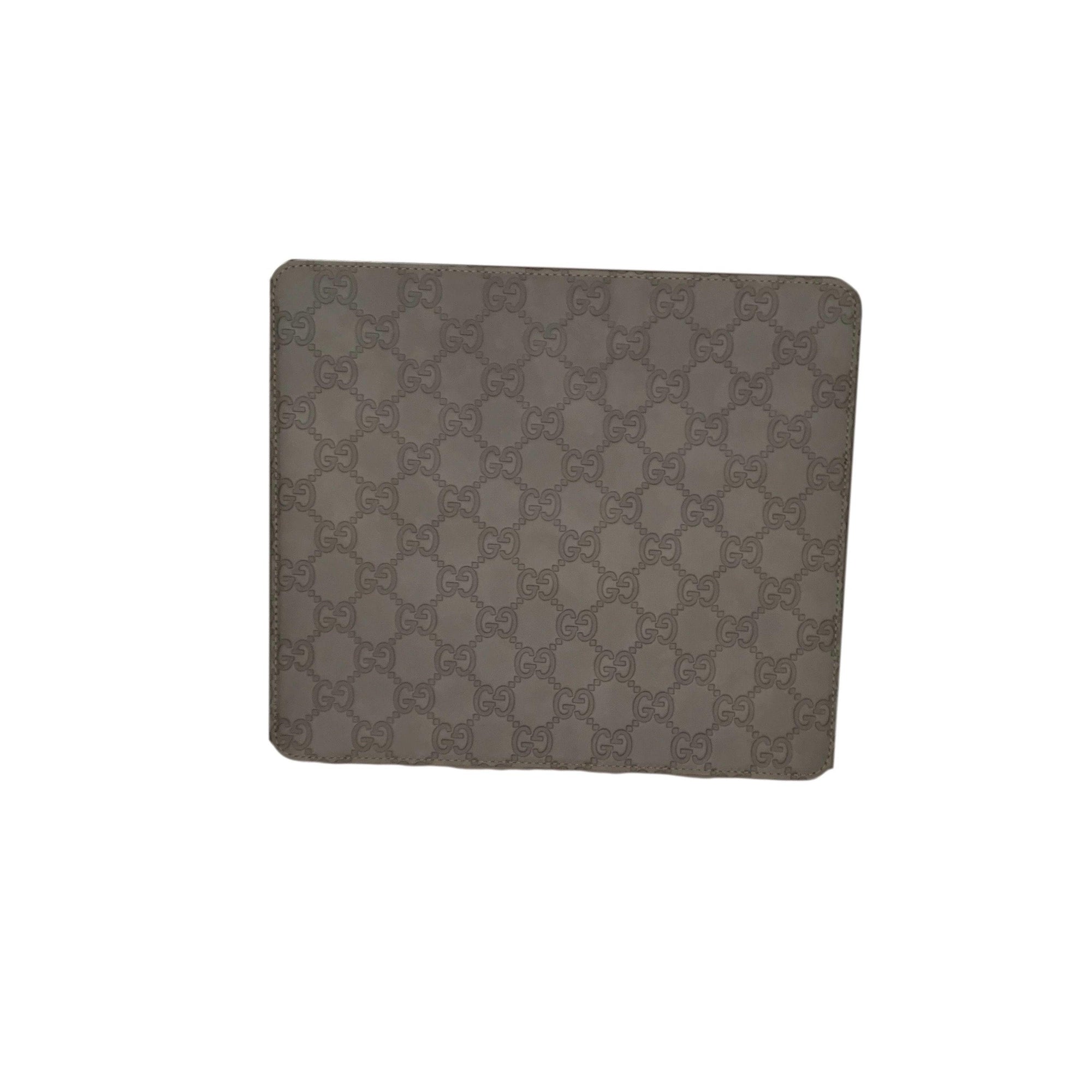 Gucci Brown Monogram Leather Mousepad - Home