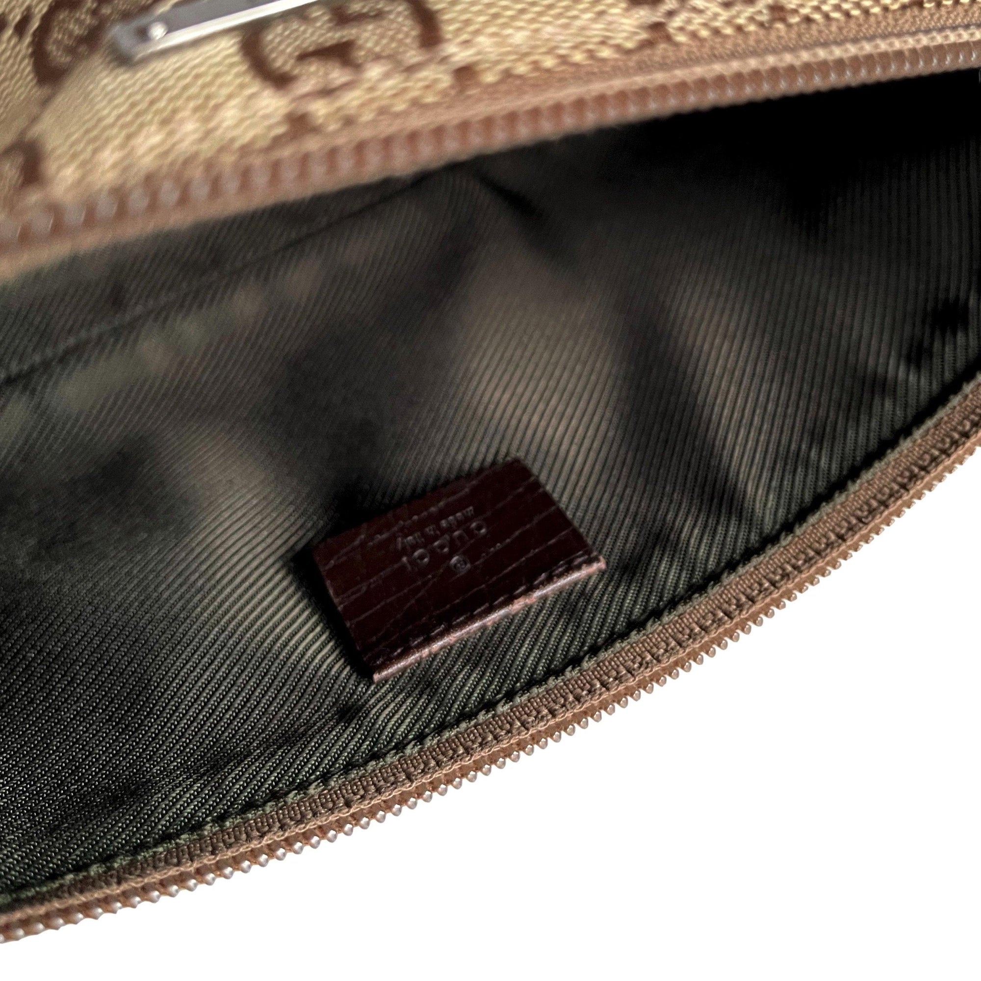 Gucci Brown Monogram Mini Bag - Handbags