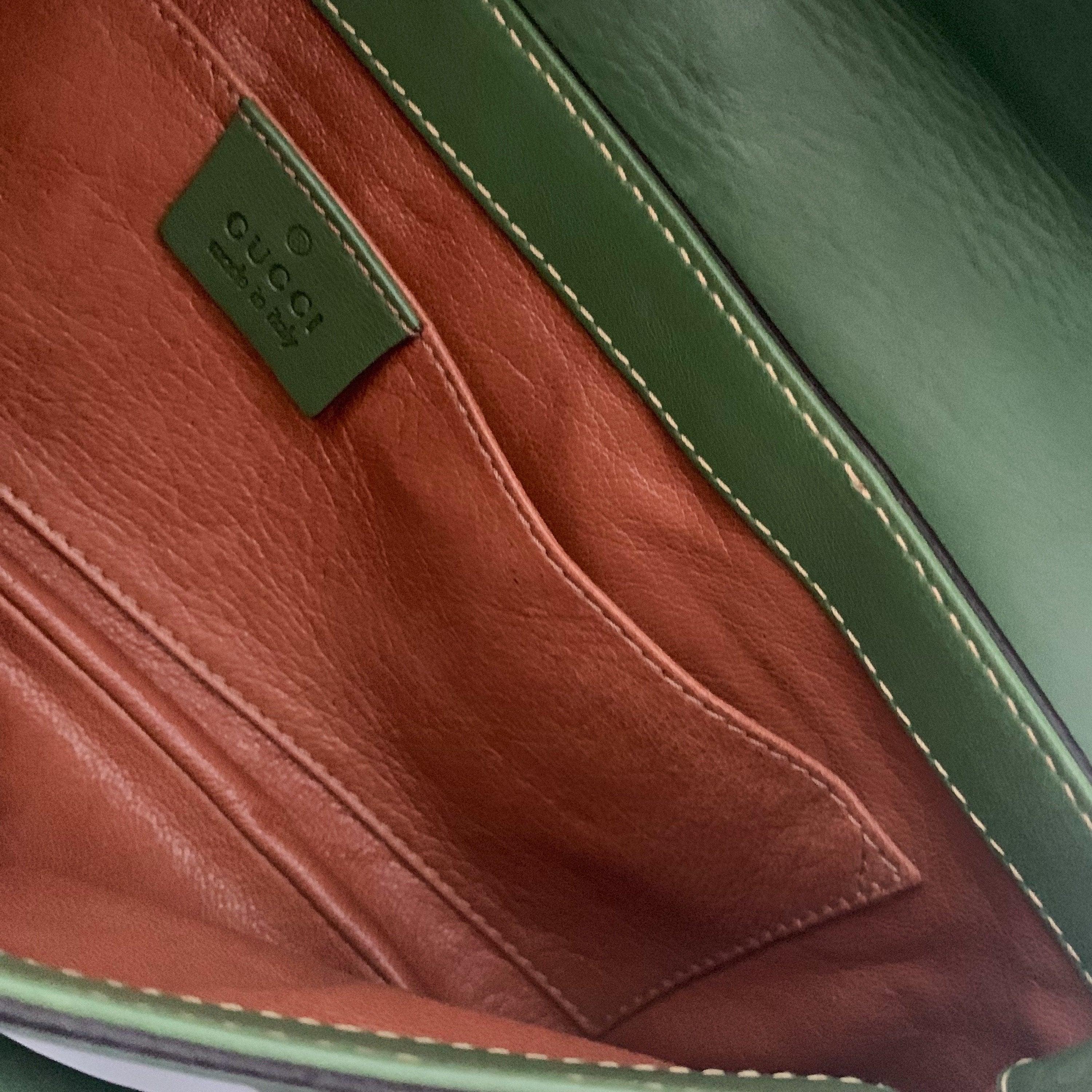 Vintage Gucci Green Horsebit Shoulder Bag – Treasures of NYC
