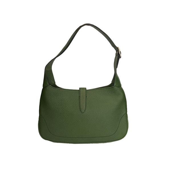 Gucci Green Leather Shoulder Bag - Handbags