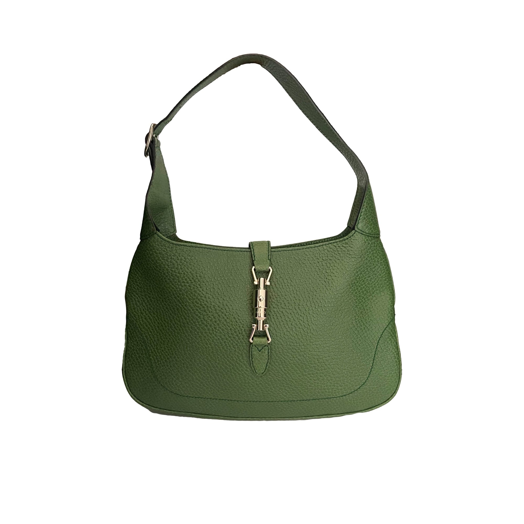 Gucci Green Leather Shoulder Bag - Handbags