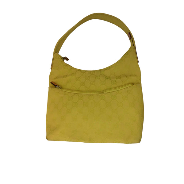 Gucci Green Monogram Shoulder Bag - Handbags