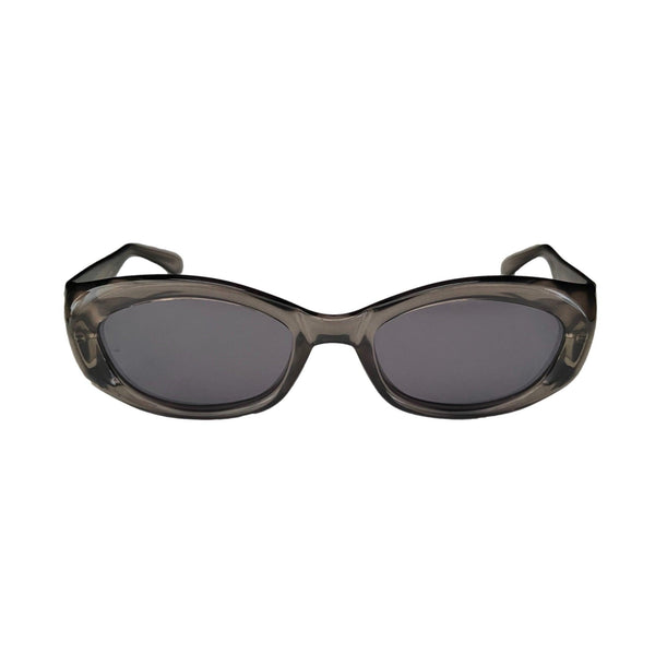 Gucci Grey Translucent Oval Sunglasses - Sunglasses
