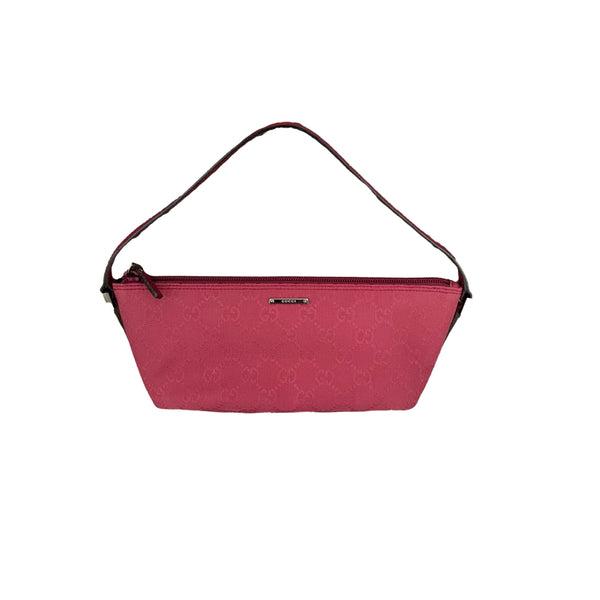 Gucci Hot Pink Monogram Mini Shoulder Bag