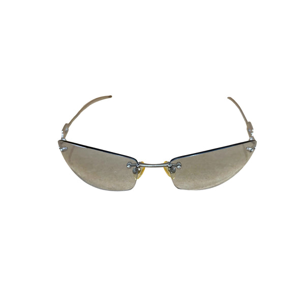 Gucci Mini Rhinestone Rimless Sunglasses - Sunglasses