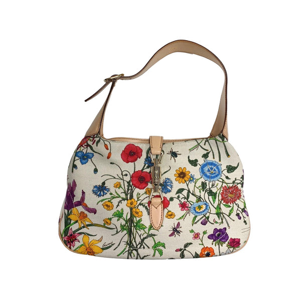 Gucci Multicolor Flora Shoulder Bag - Handbags