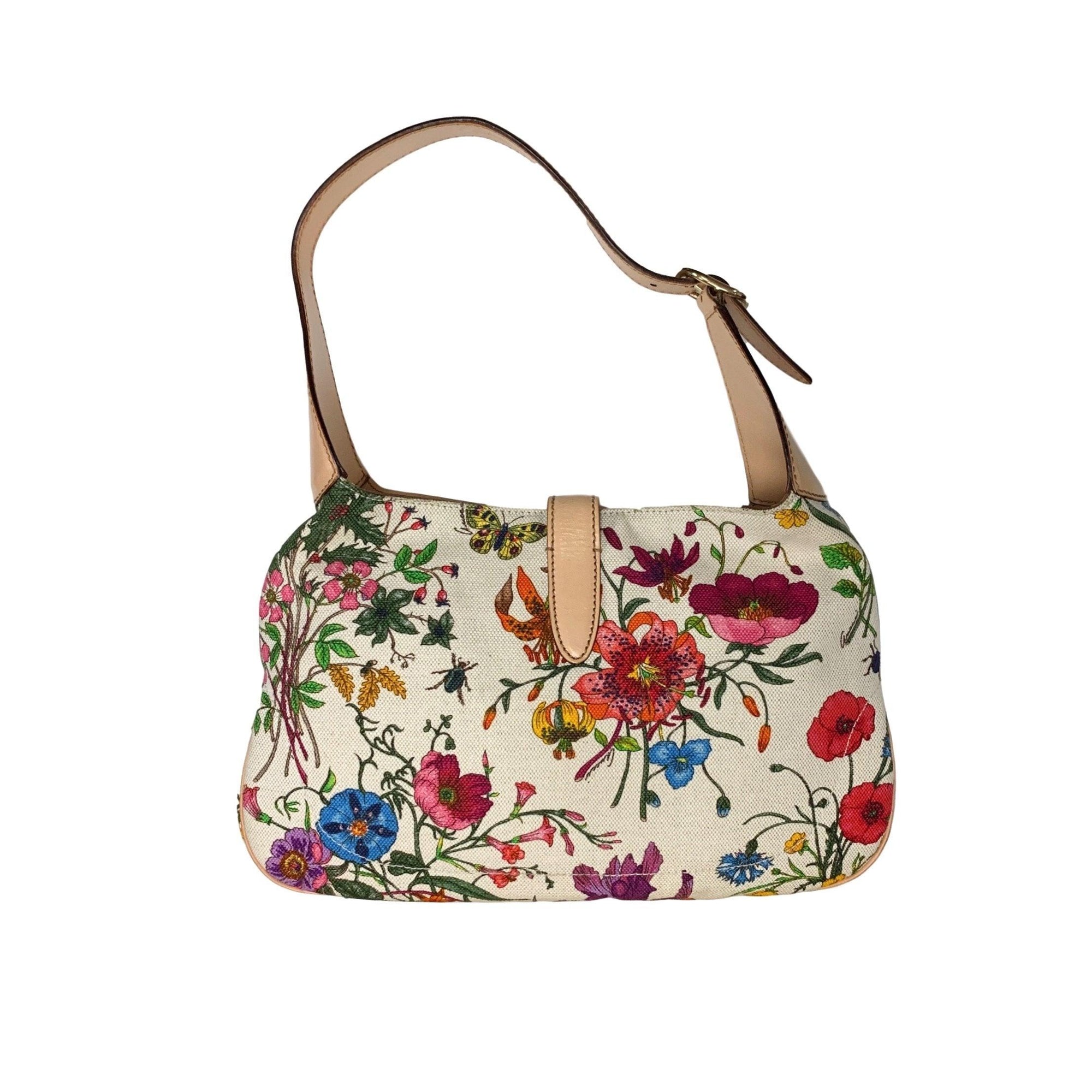Gucci Multicolor Flora Shoulder Bag - Handbags
