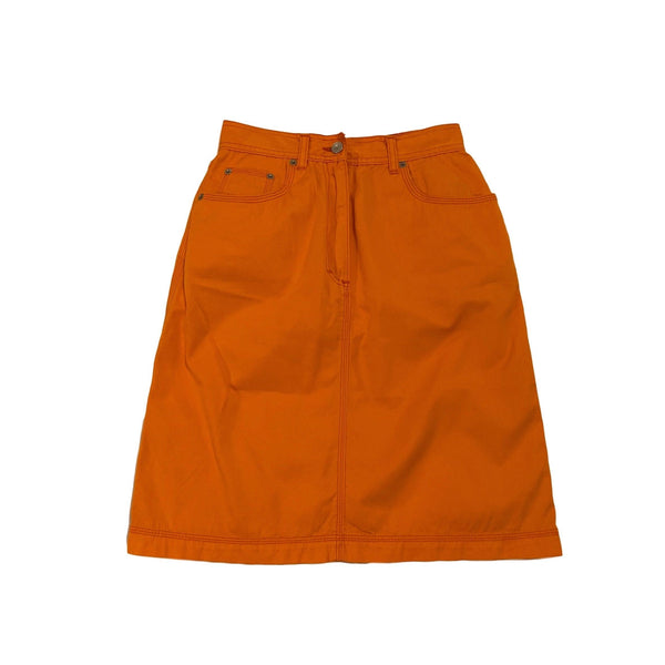 Gucci Orange High Waisted Skirt - Apparel