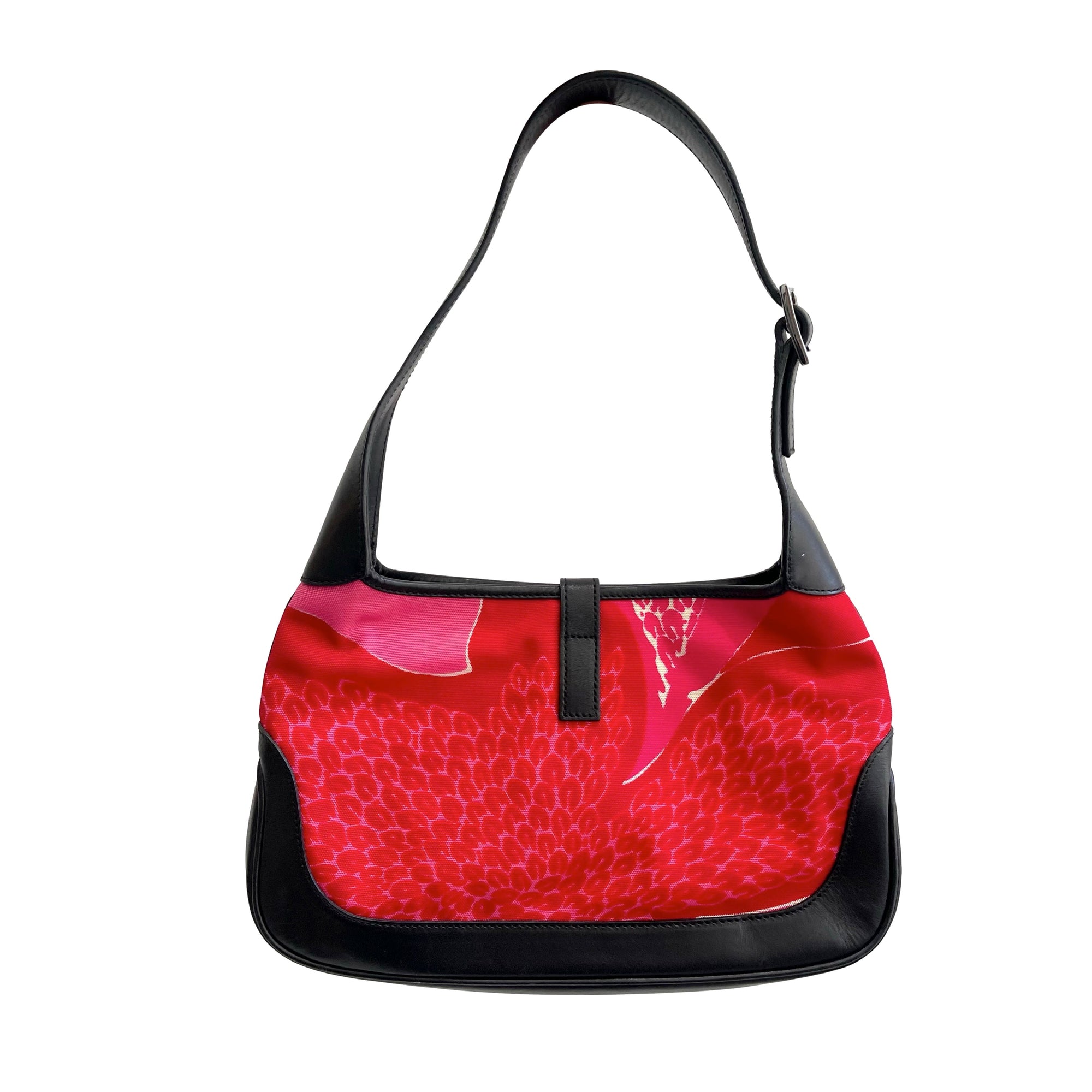 Gucci Pink Floral Jackie Bag - Handbags