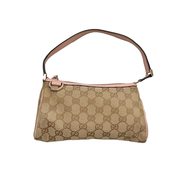 Gucci Pink Logo Shoulder Bag - Handbags
