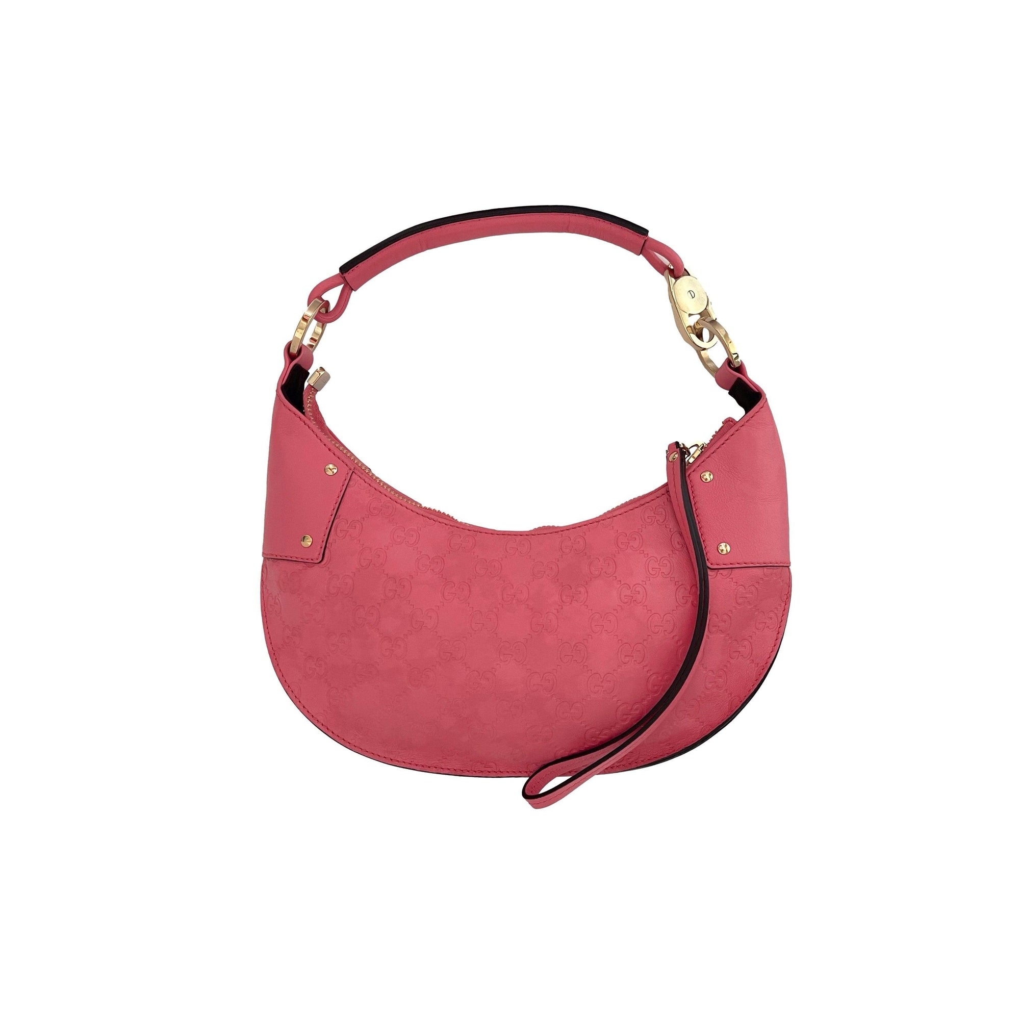 Gucci Pink Logo Shoulder Bag - Handbags