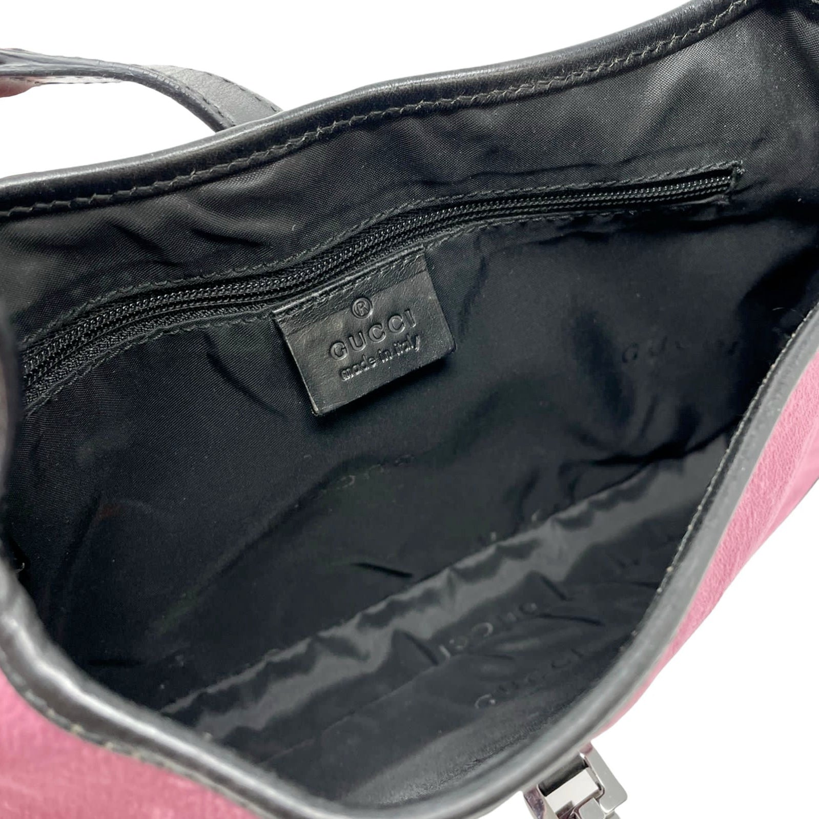 Gucci Pink Mini Velvet Jackie Bag - Handbags