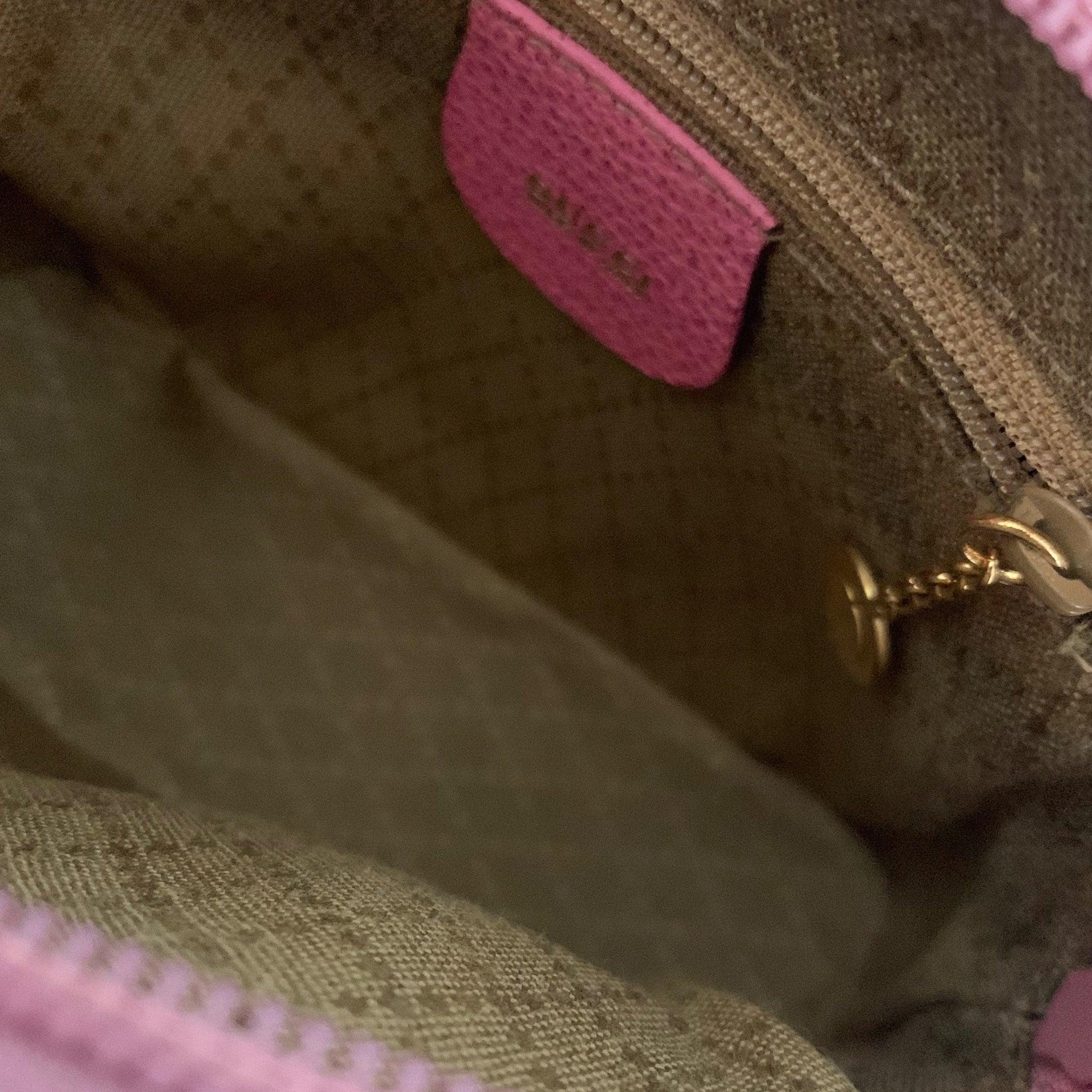 Gucci Pink Suede Bamboo Mini Two Way Bag - Handbags